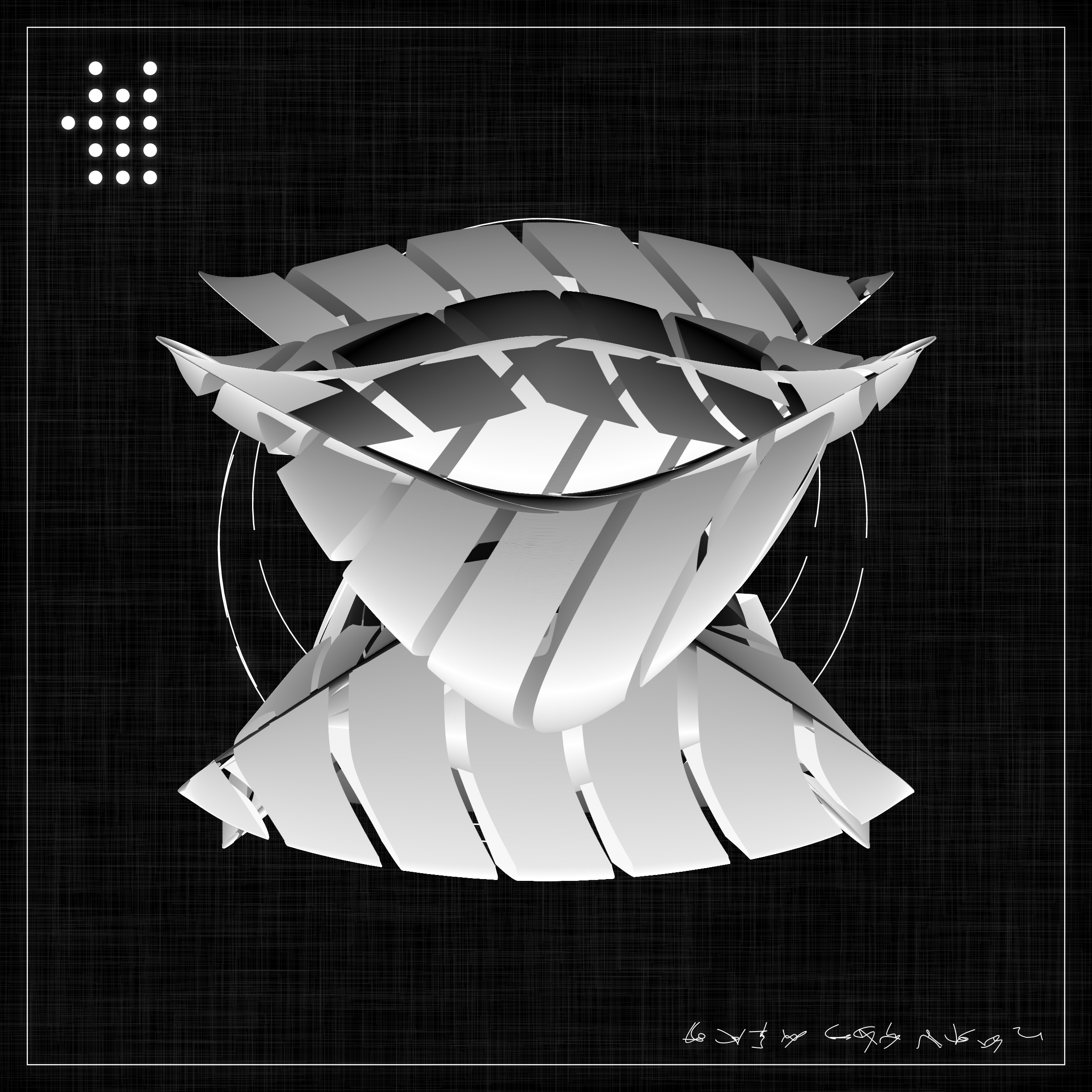 Art Blocks - Art Blocks v2 - Alien Insects #261 - NFT # 137000261