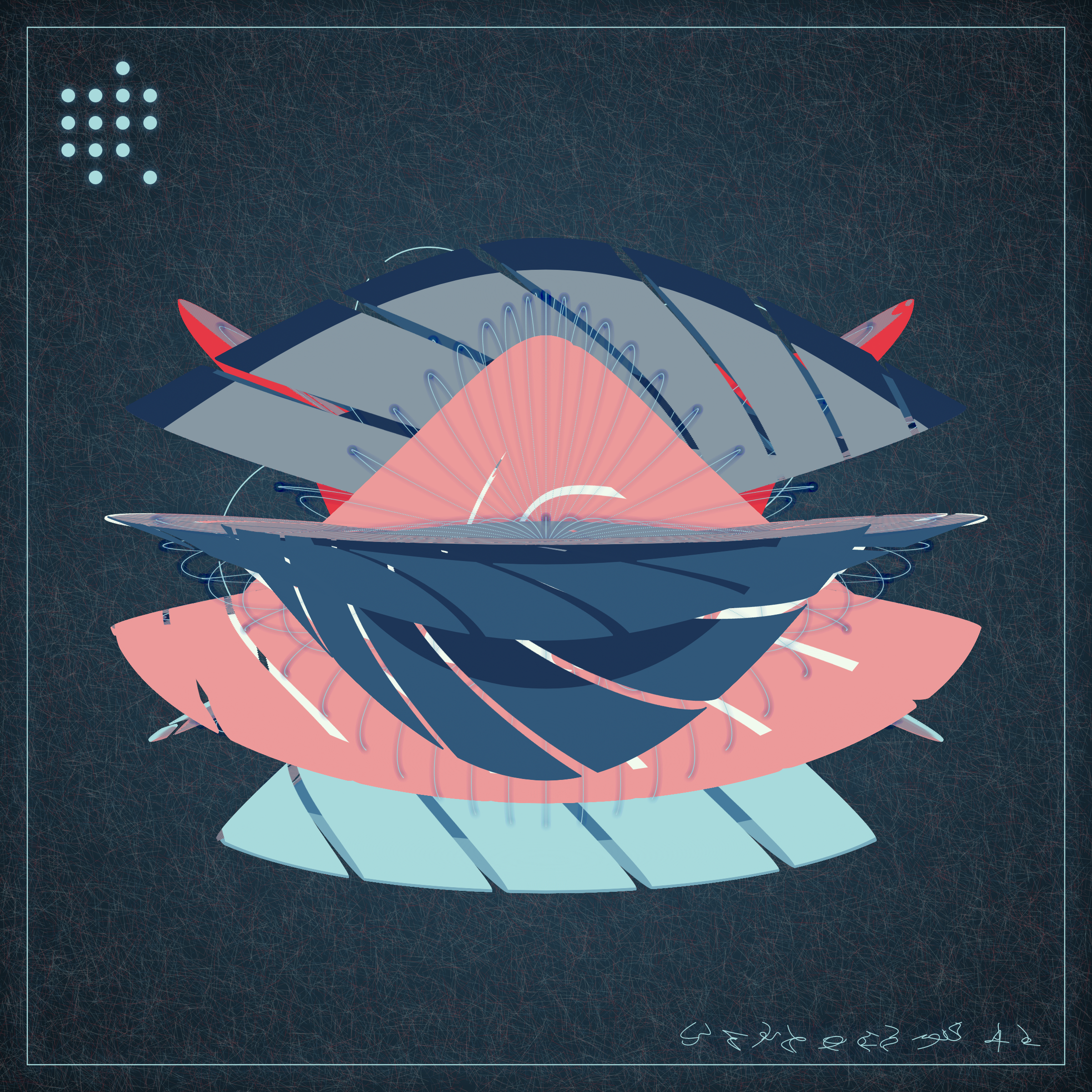 Art Blocks - Art Blocks v2 - Alien Insects #262 - NFT # 137000262