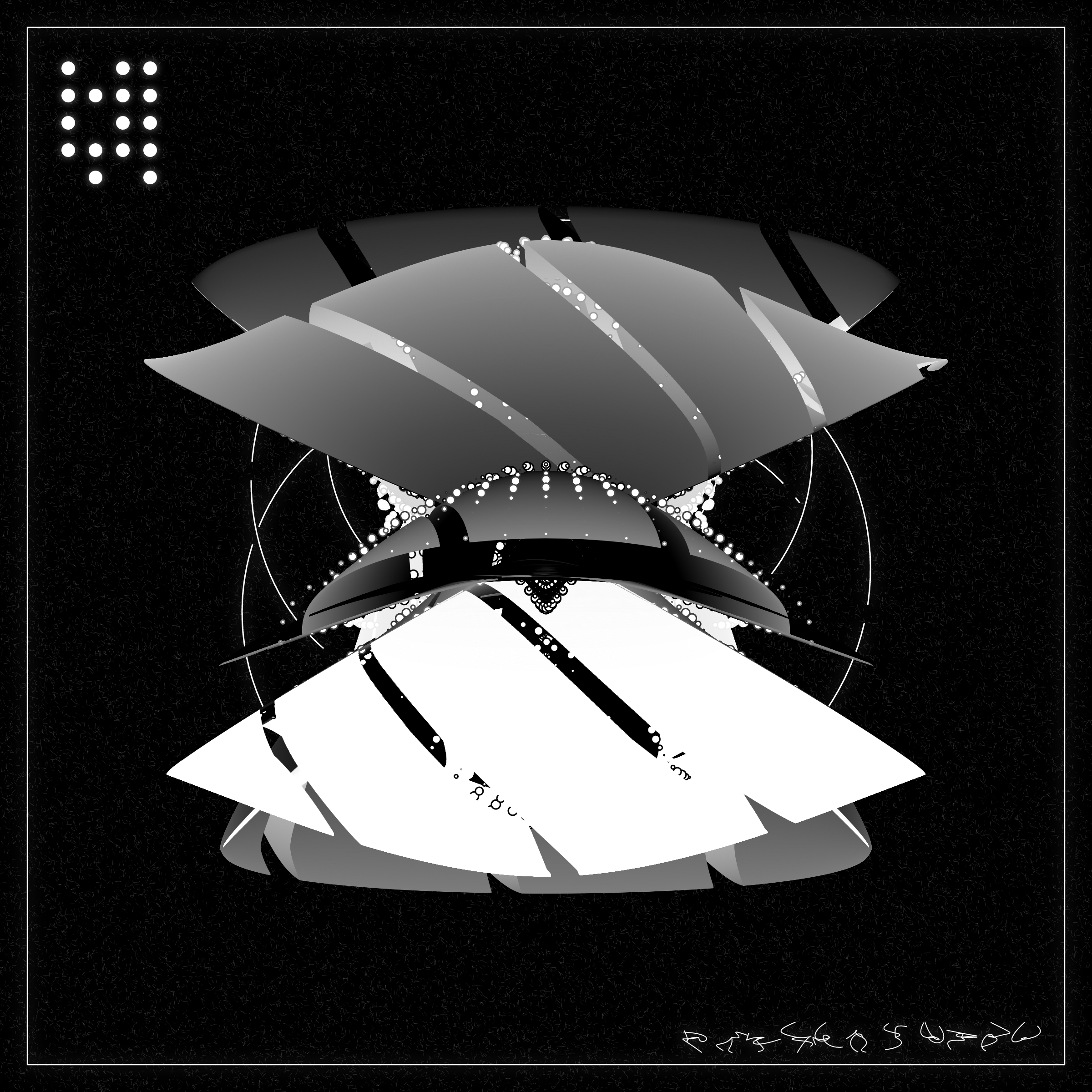 Art Blocks - Art Blocks v2 - Alien Insects #263 - NFT # 137000263