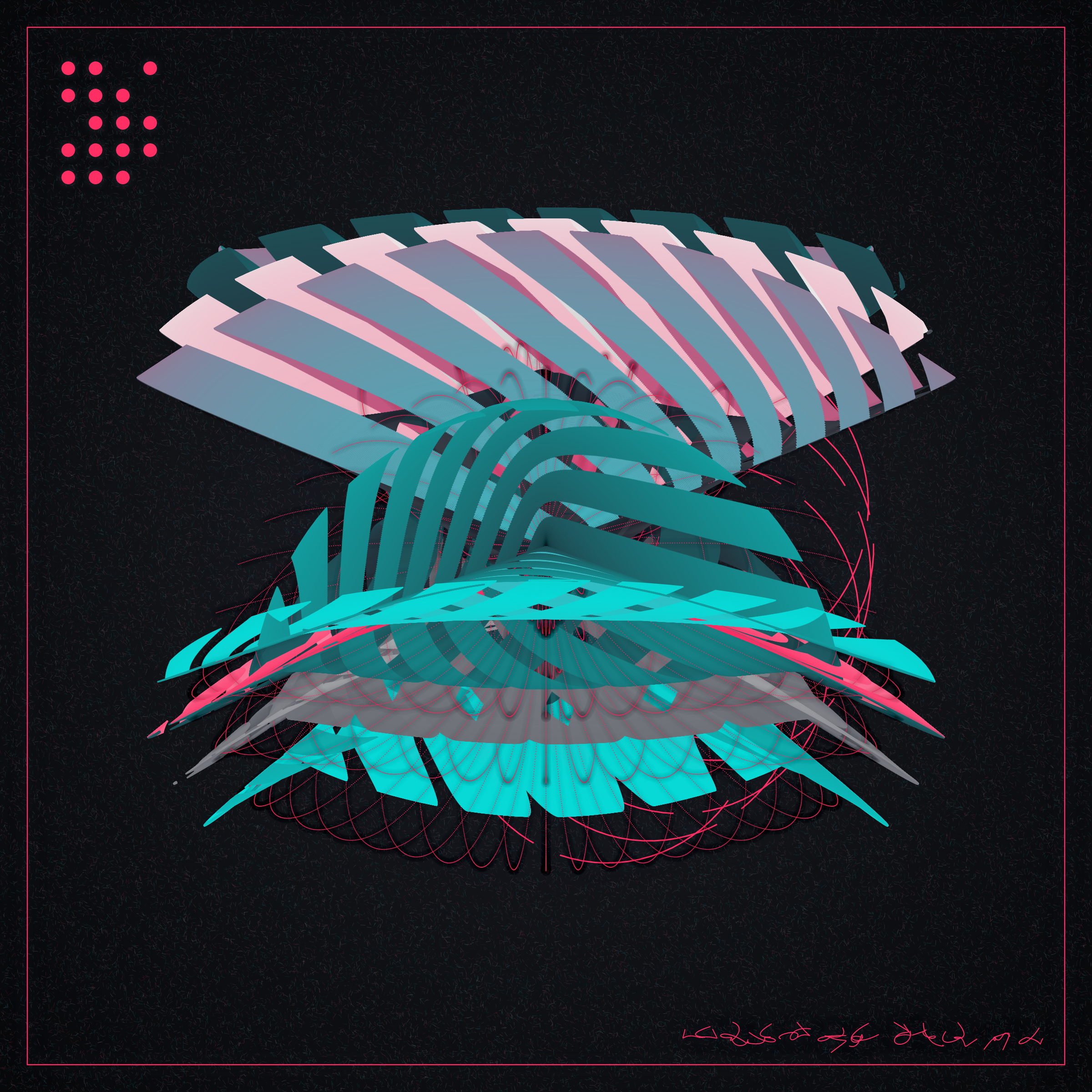 Art Blocks - Art Blocks v2 - Alien Insects #264 - NFT # 137000264