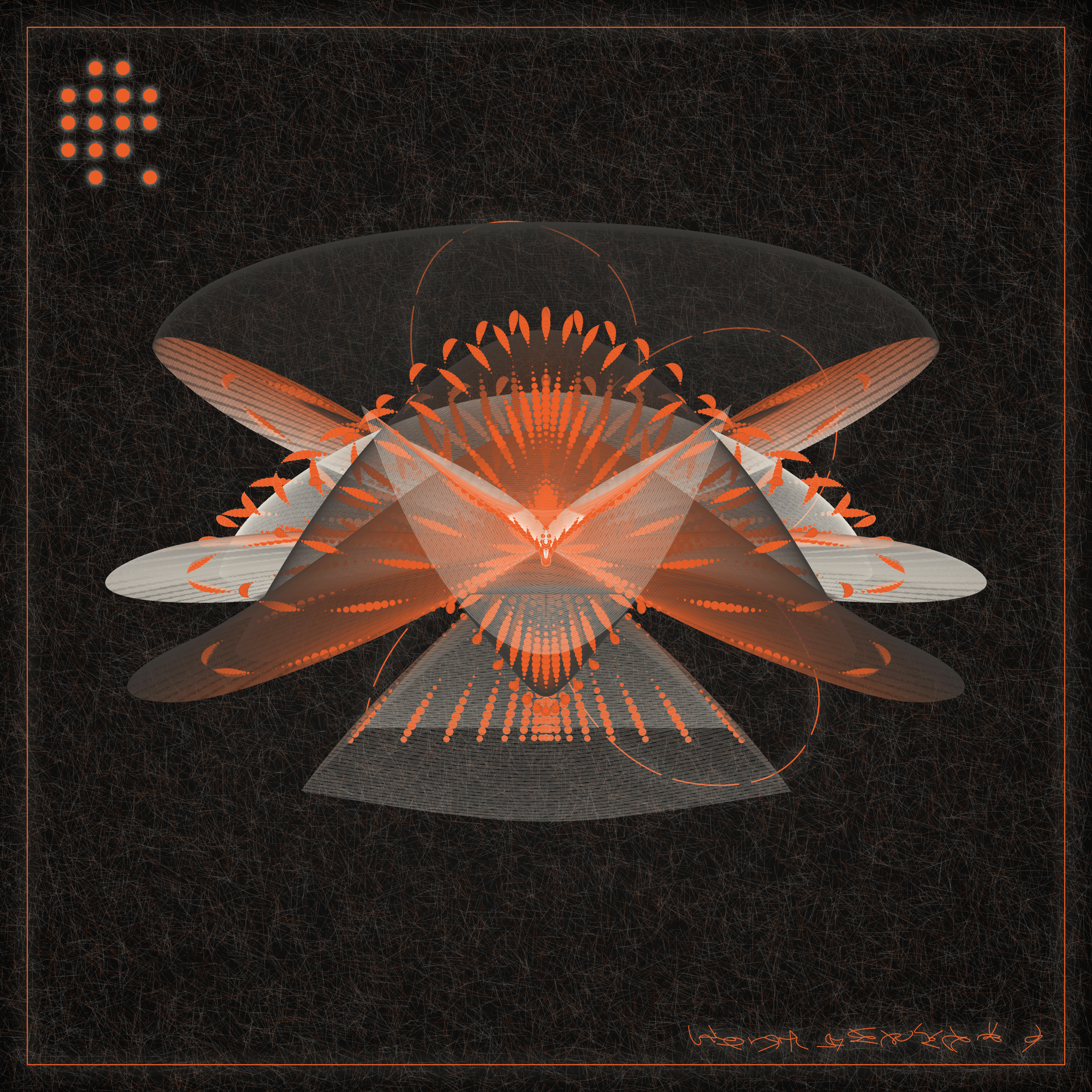 Art Blocks - Art Blocks v2 - Alien Insects #268 - NFT # 137000268