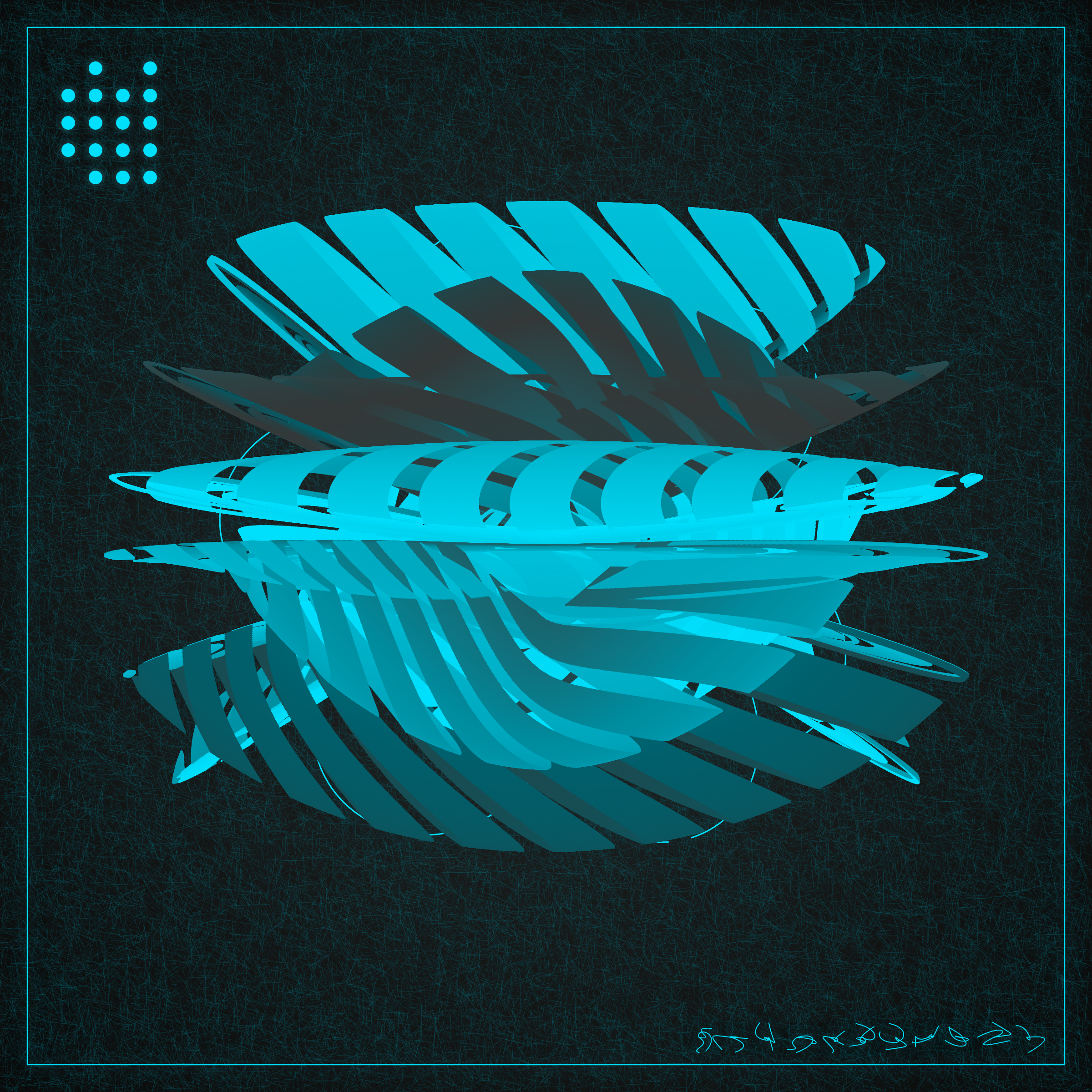 Art Blocks - Art Blocks v2 - Alien Insects #274 - NFT # 137000274