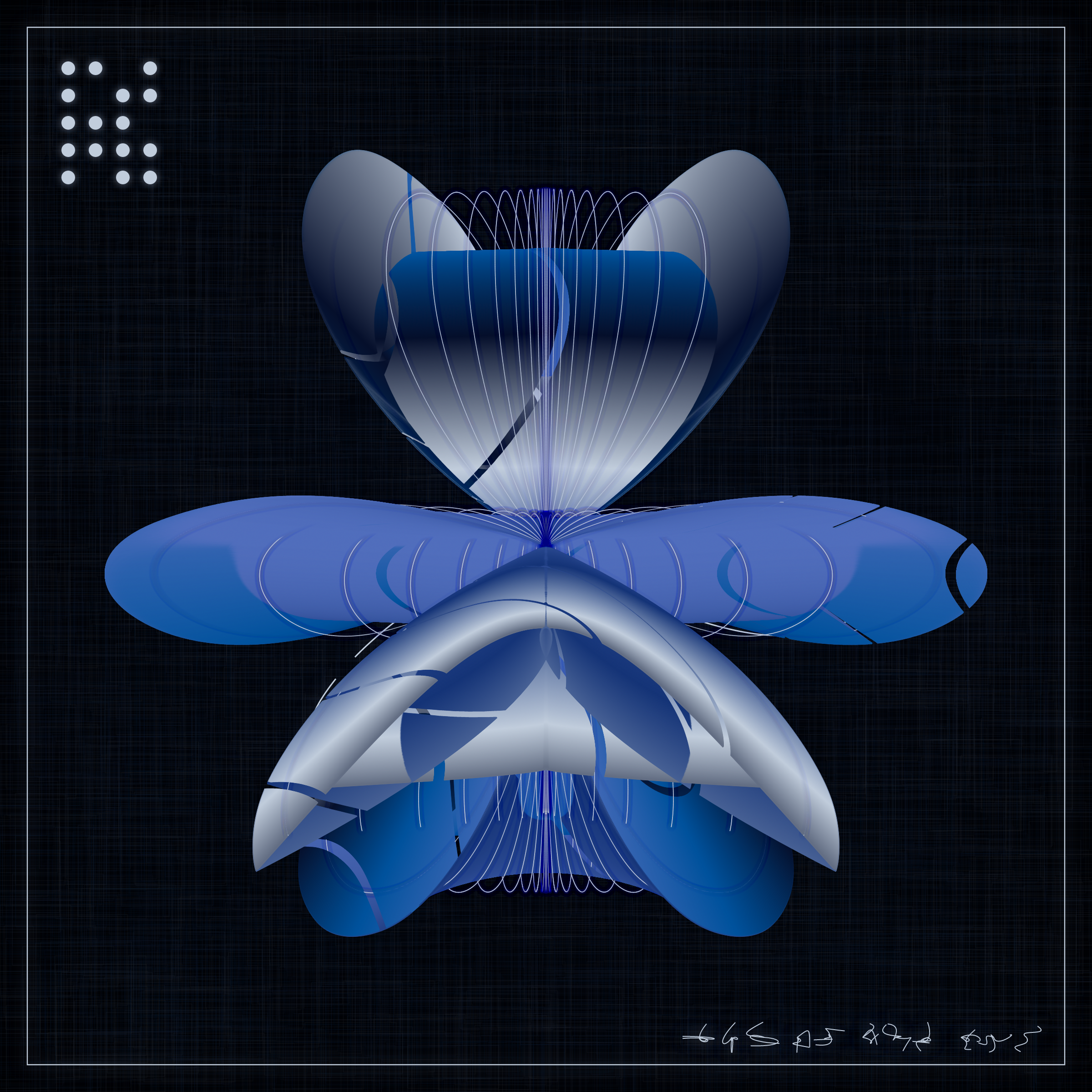 Art Blocks - Art Blocks v2 - Alien Insects #275 - NFT # 137000275