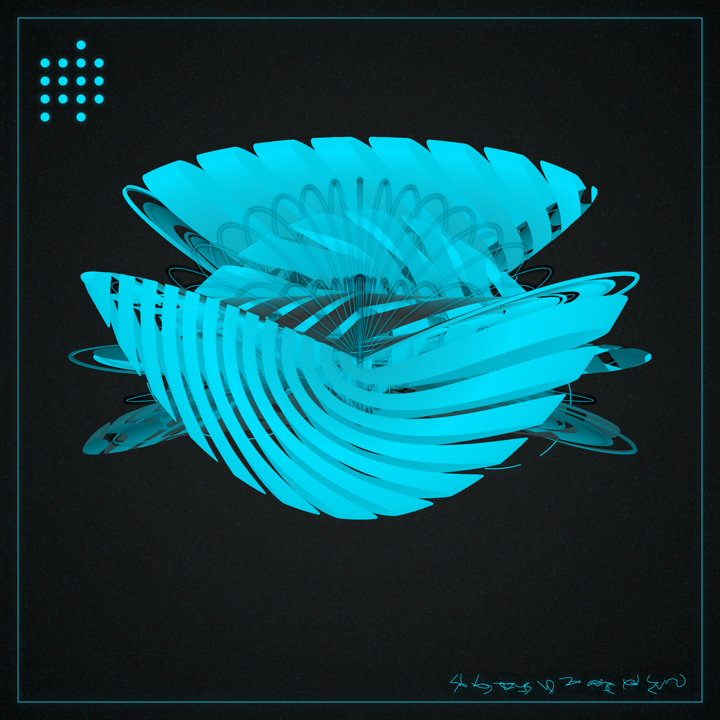 Art Blocks - Art Blocks v2 - Alien Insects #282 - NFT # 137000282