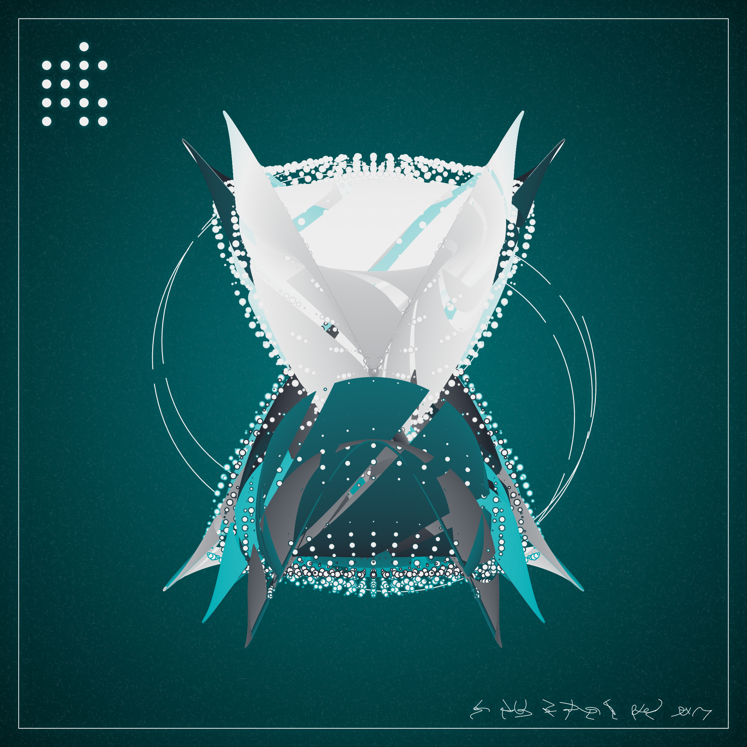 Art Blocks - Art Blocks v2 - Alien Insects #292 - NFT # 137000292