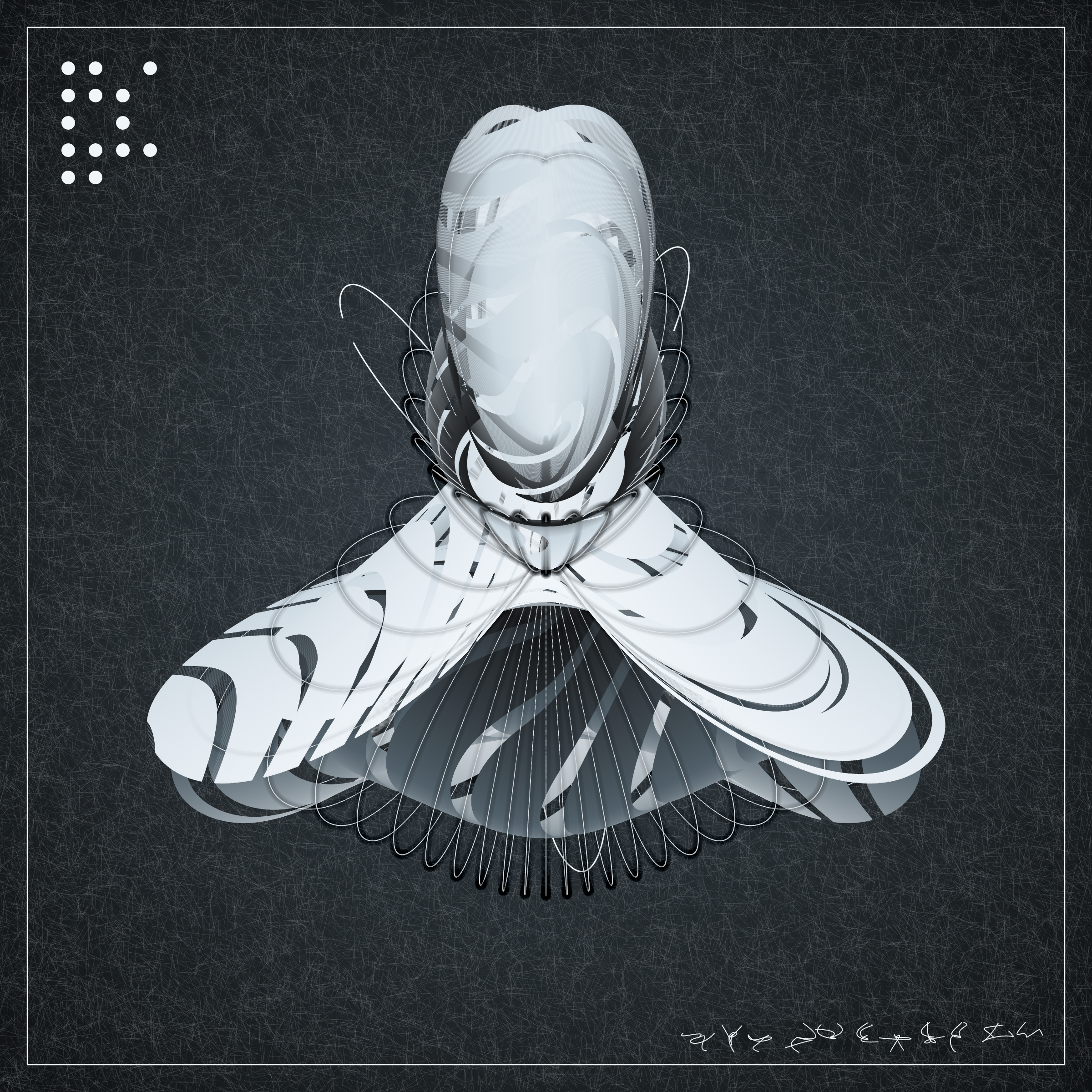 Art Blocks - Art Blocks v2 - Alien Insects #293 - NFT # 137000293