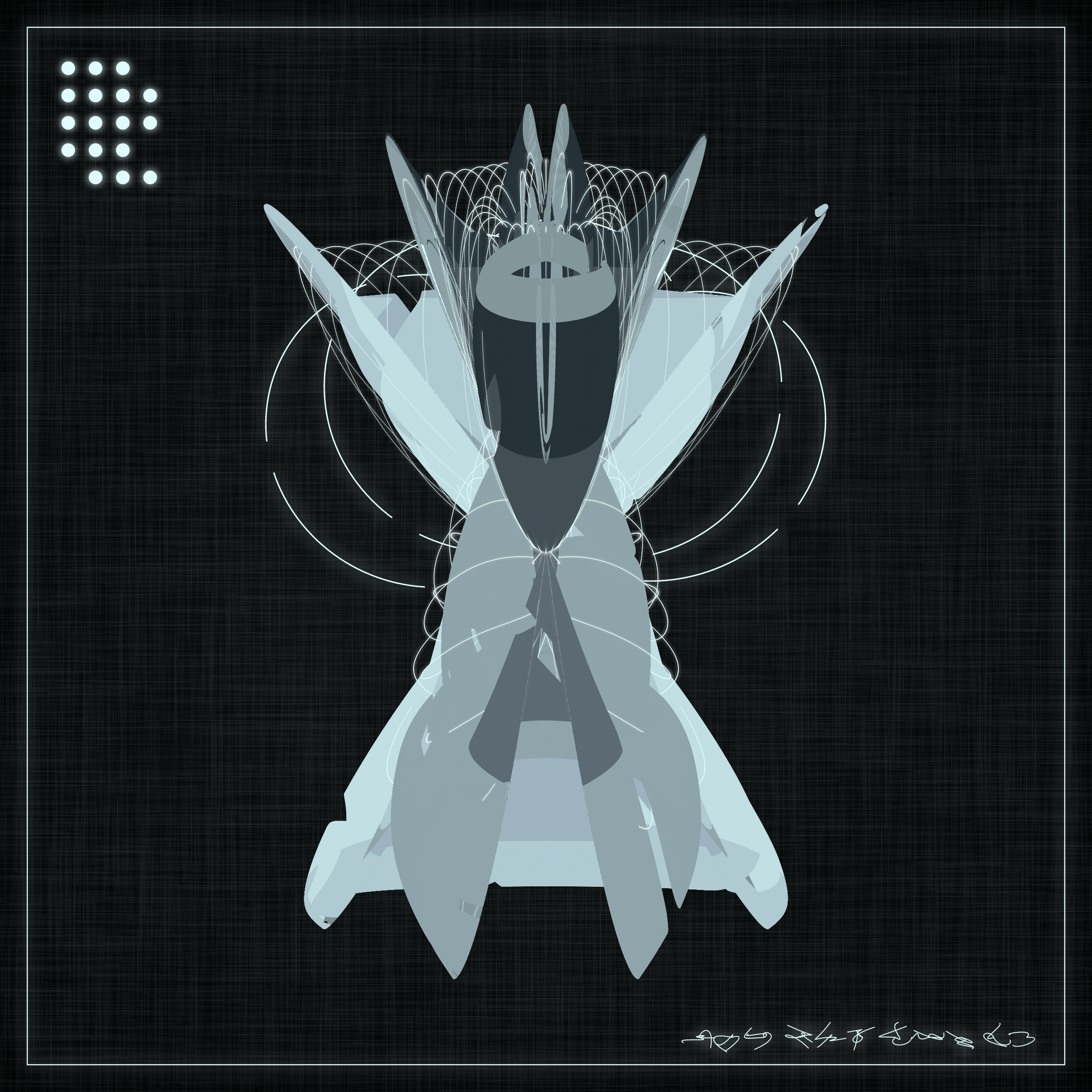 Art Blocks - Art Blocks v2 - Alien Insects #298 - NFT # 137000298