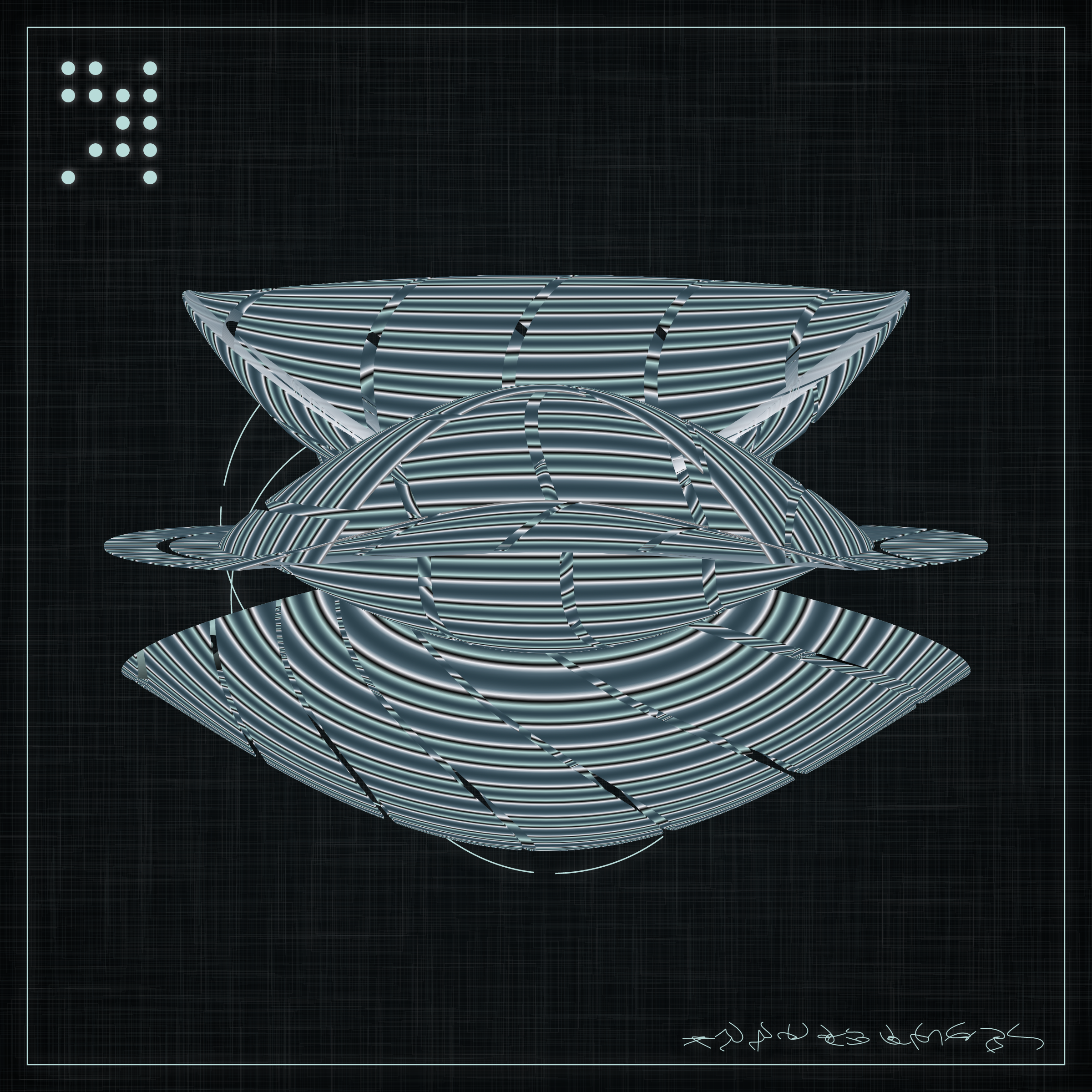 Art Blocks - Art Blocks v2 - Alien Insects #308 - NFT # 137000308