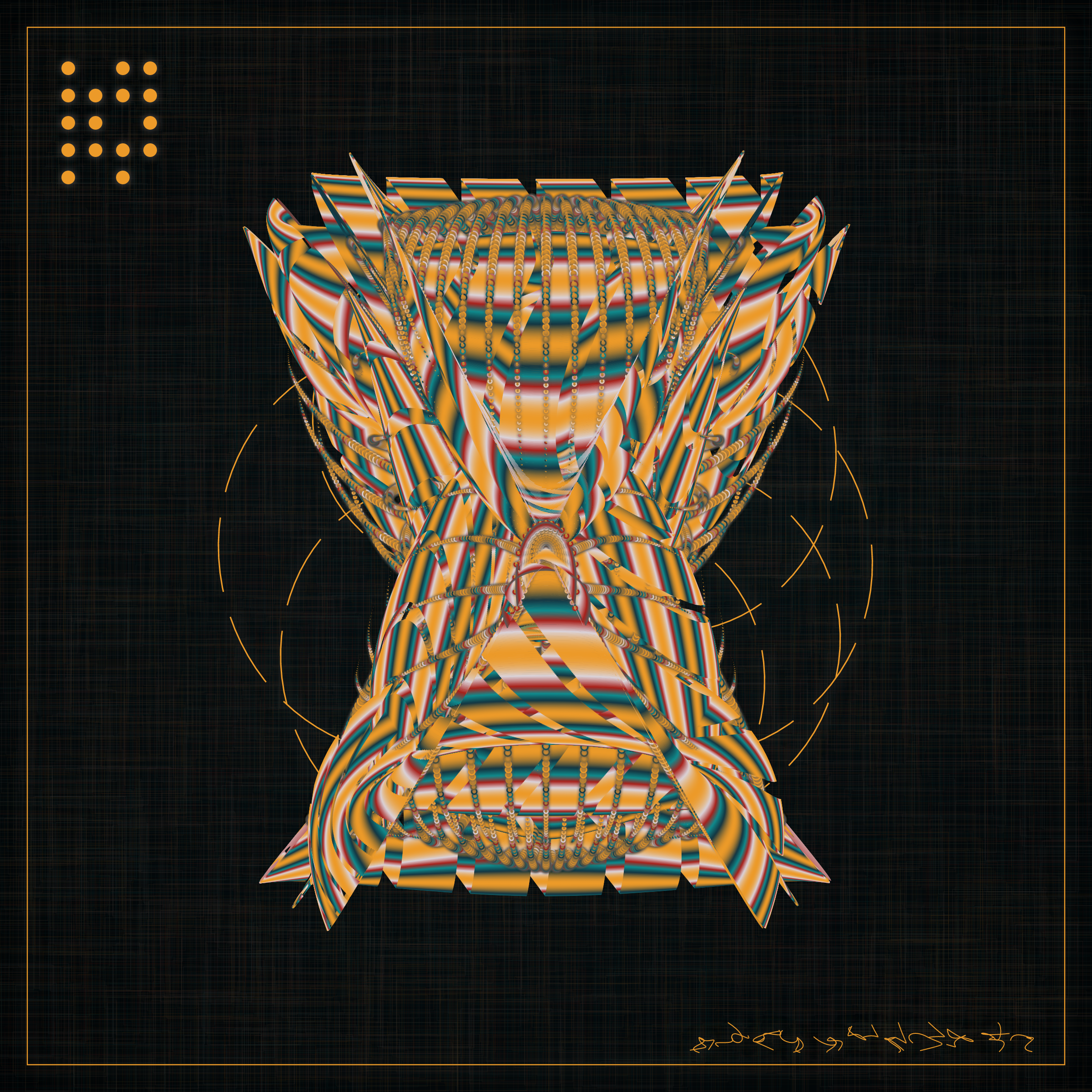 Art Blocks - Art Blocks v2 - Alien Insects #324 - NFT # 137000324