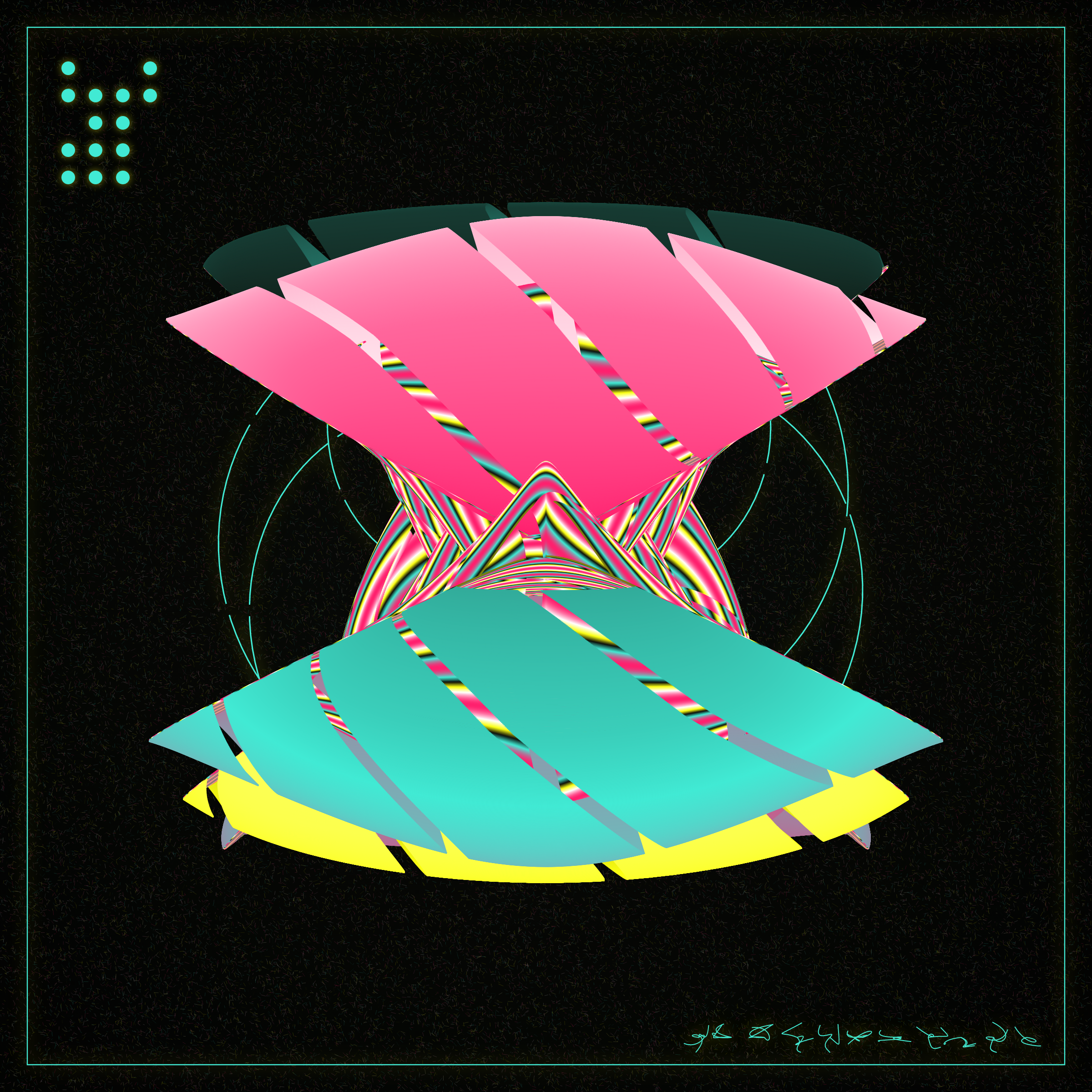 Art Blocks - Art Blocks v2 - Alien Insects #325 - NFT # 137000325