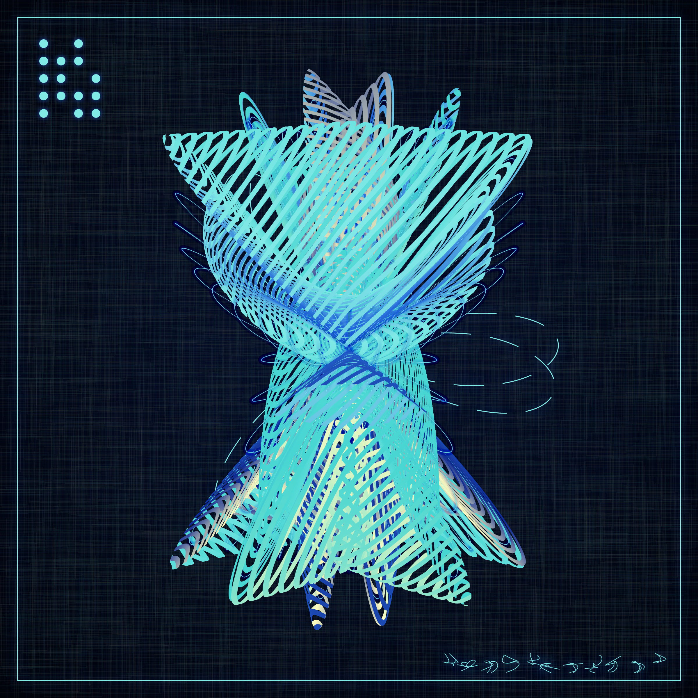 Art Blocks - Art Blocks v2 - Alien Insects #326 - NFT # 137000326