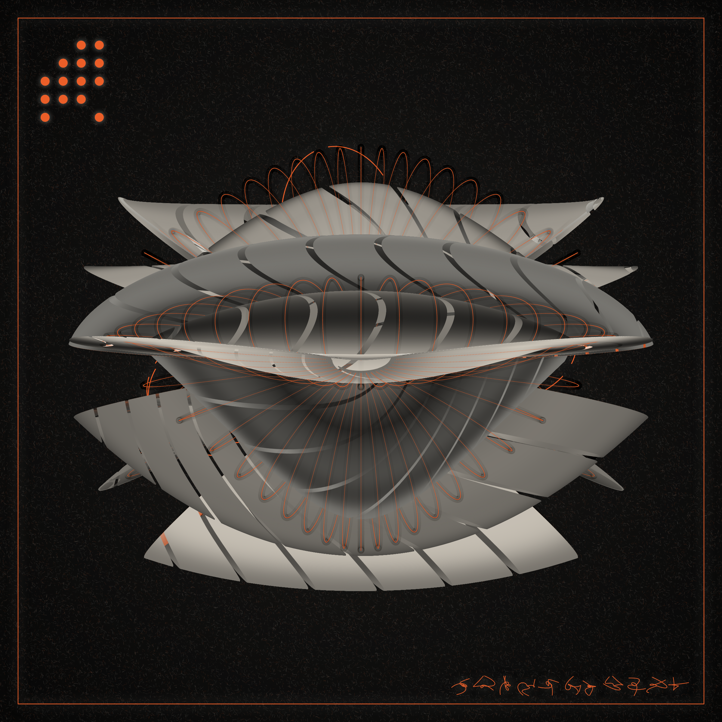 Art Blocks - Art Blocks v2 - Alien Insects #338 - NFT # 137000338