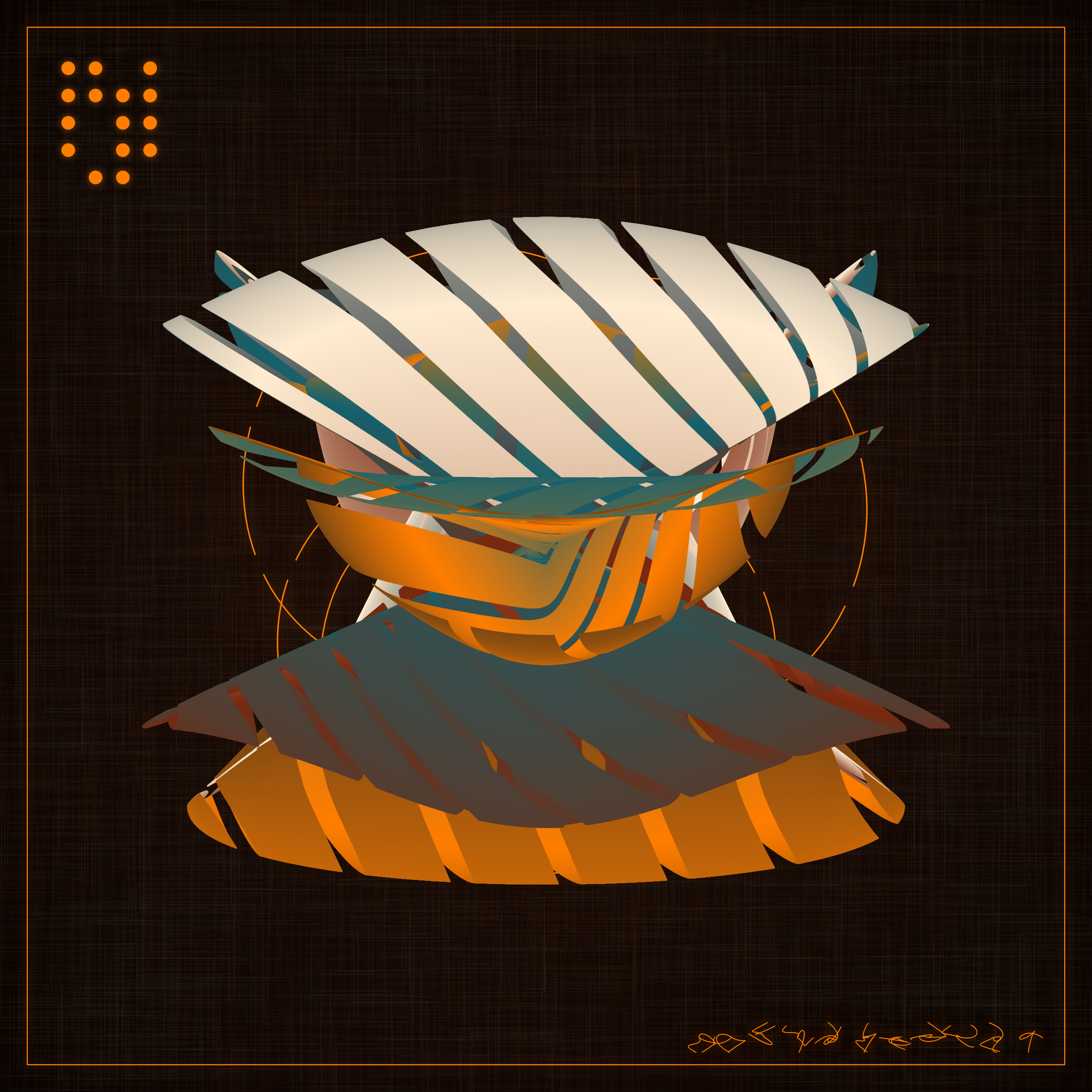 Art Blocks - Art Blocks v2 - Alien Insects #339 - NFT # 137000339