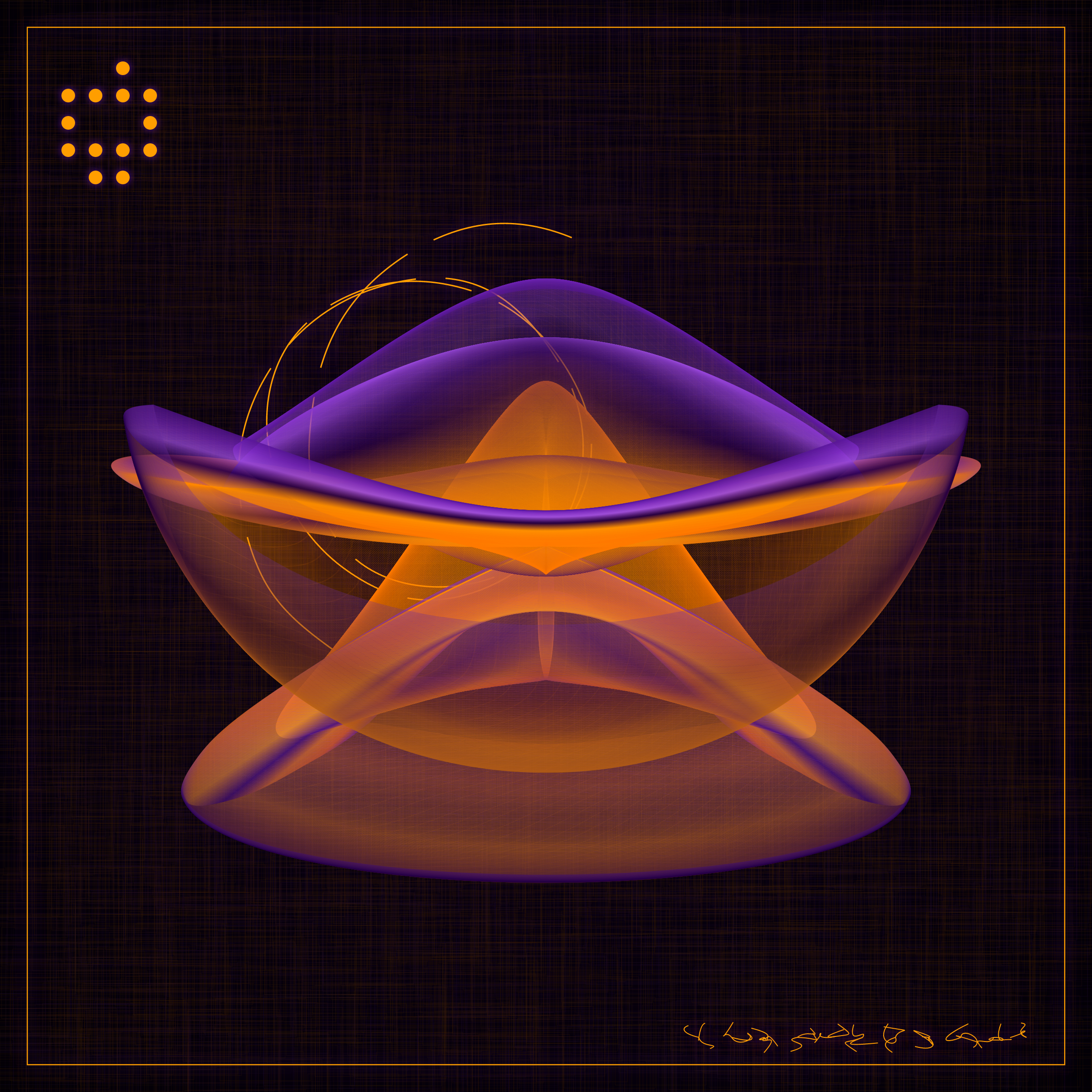 Art Blocks - Art Blocks v2 - Alien Insects #340 - NFT # 137000340