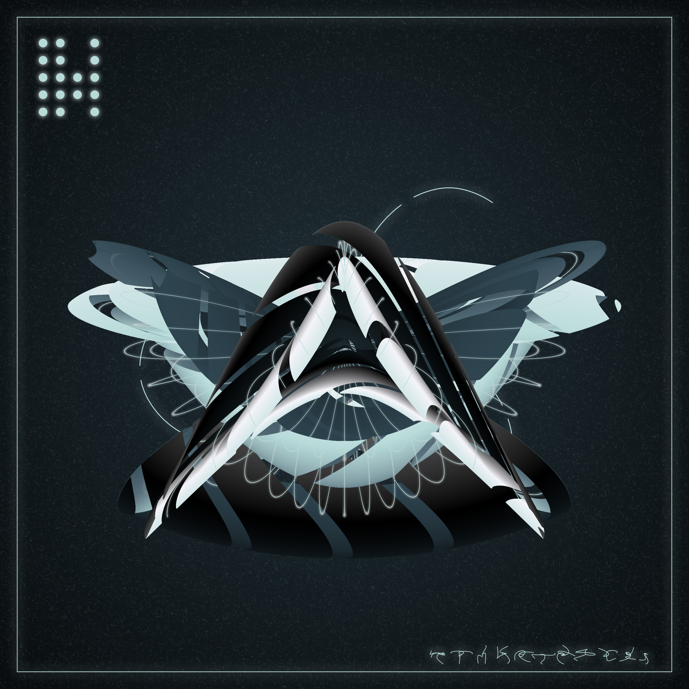 Art Blocks - Art Blocks v2 - Alien Insects #344 - NFT # 137000344