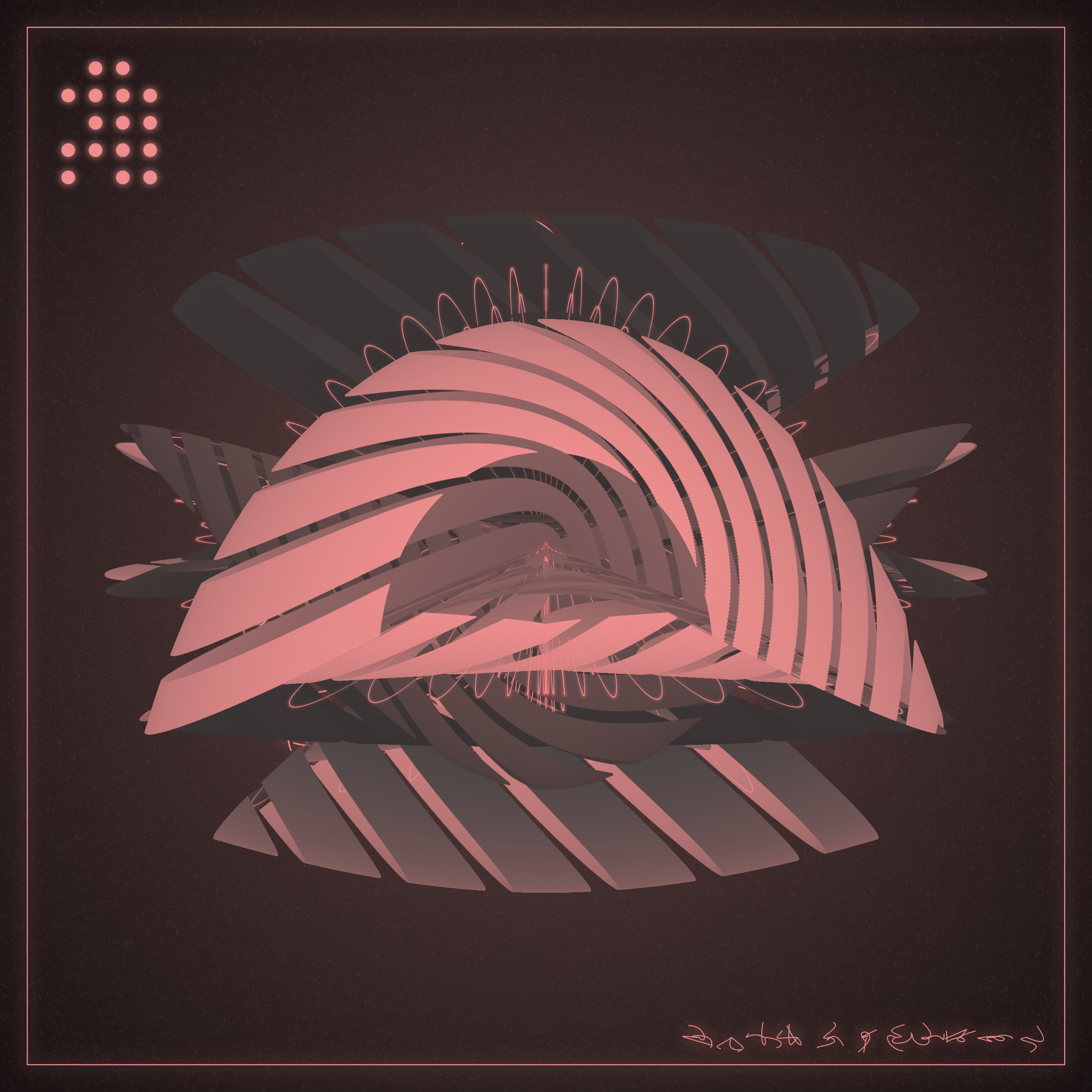 Art Blocks - Art Blocks v2 - Alien Insects #347 - NFT # 137000347