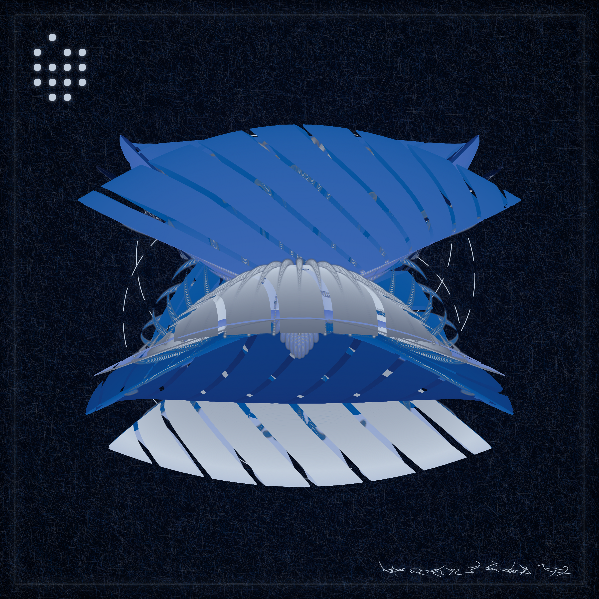 Art Blocks - Art Blocks v2 - Alien Insects #350 - NFT # 137000350