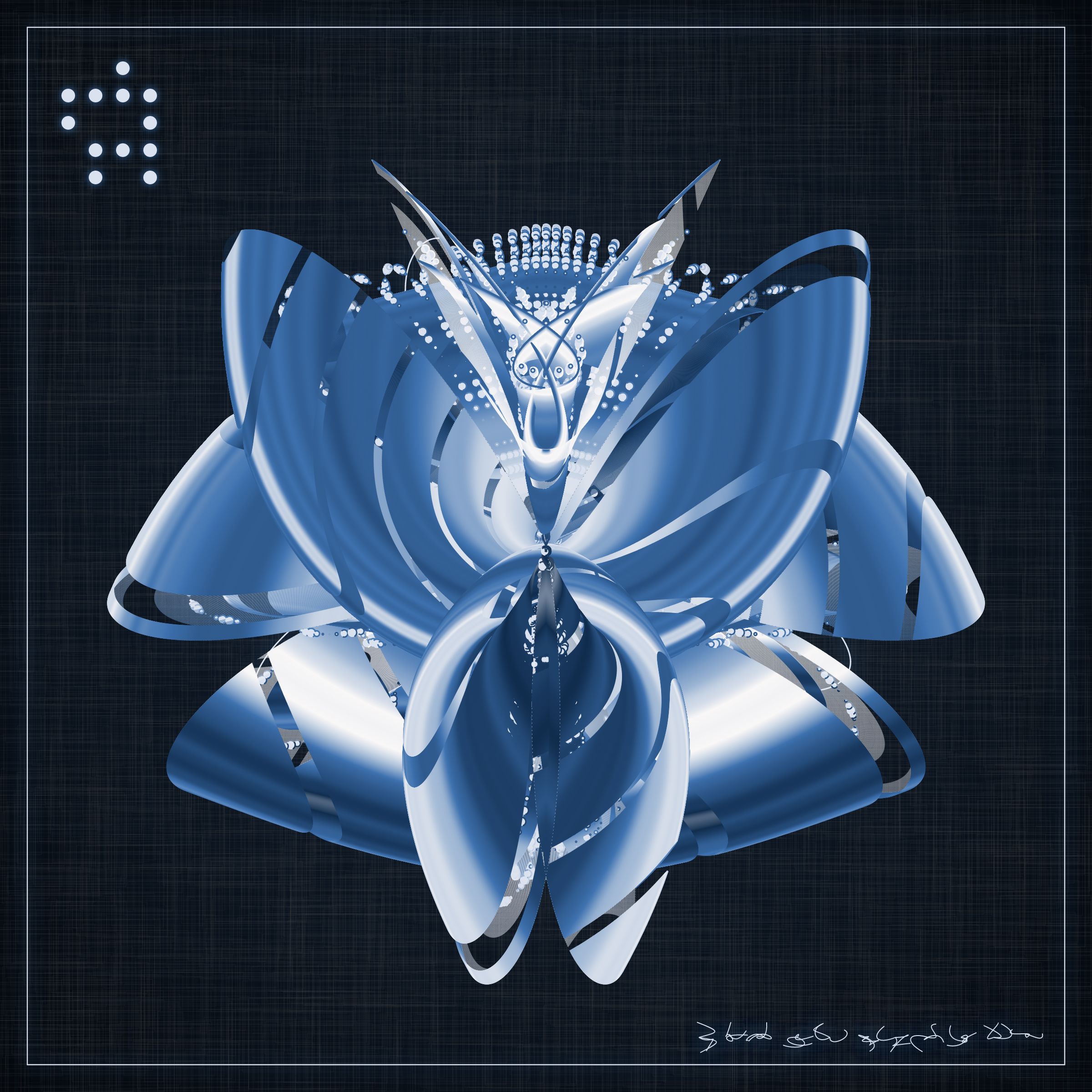 Art Blocks - Art Blocks v2 - Alien Insects #354 - NFT # 137000354