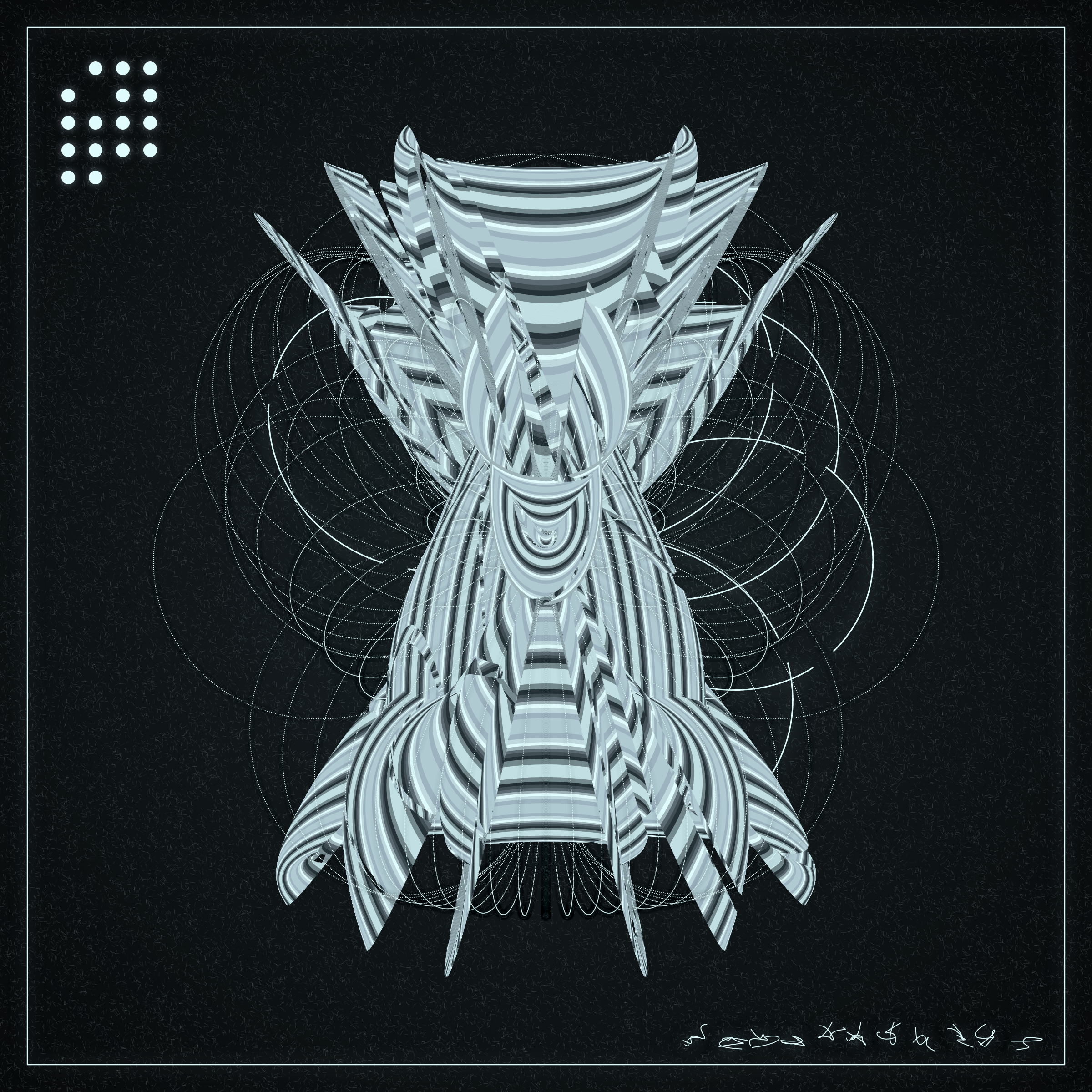 Art Blocks - Art Blocks v2 - Alien Insects #355 - NFT # 137000355