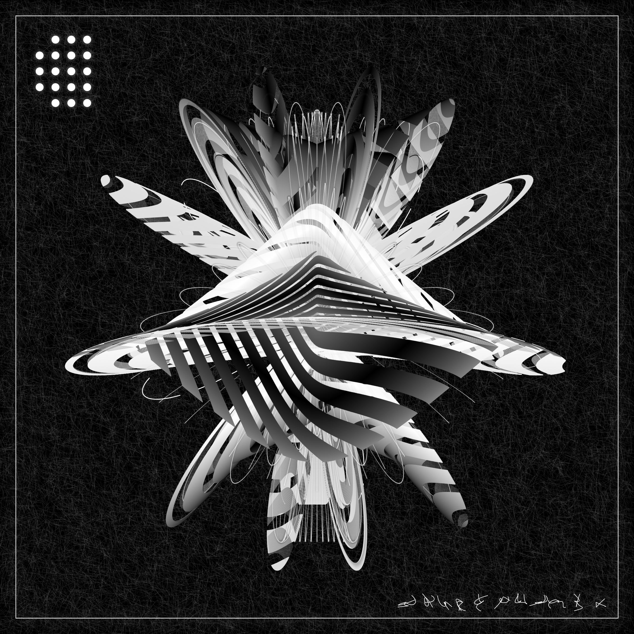 Art Blocks - Art Blocks v2 - Alien Insects #359 - NFT # 137000359