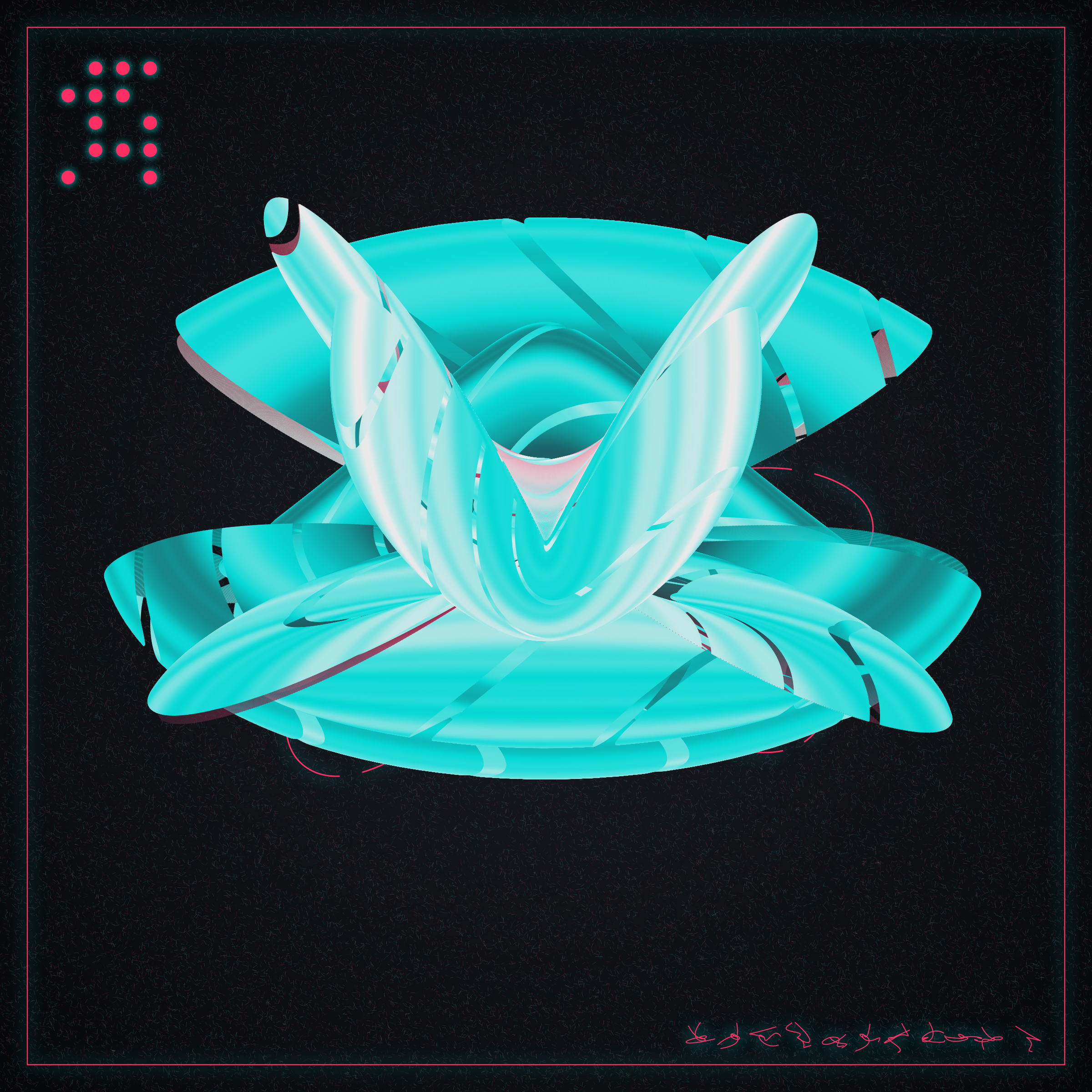 Art Blocks - Art Blocks v2 - Alien Insects #361 - NFT # 137000361