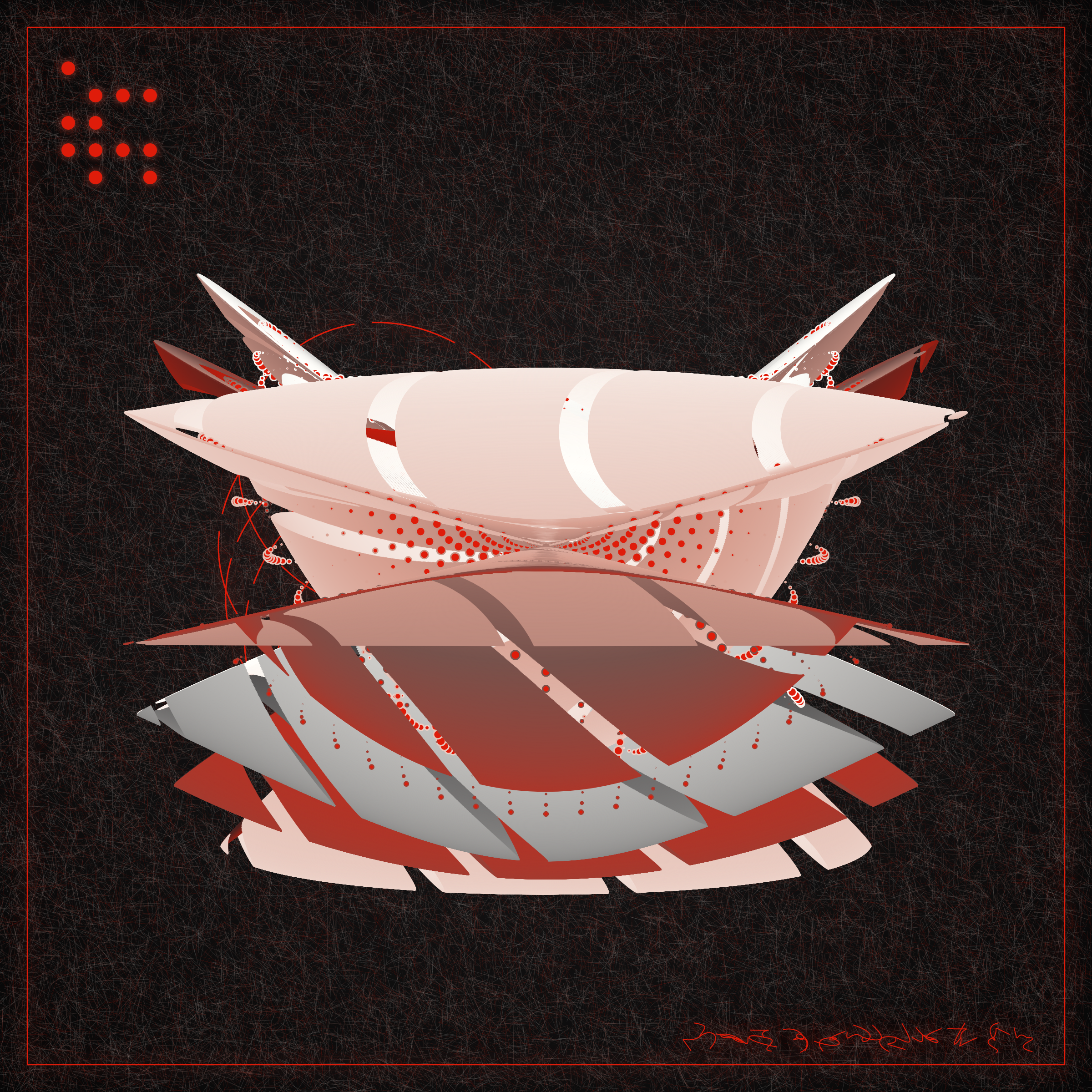 Art Blocks - Art Blocks v2 - Alien Insects #363 - NFT # 137000363