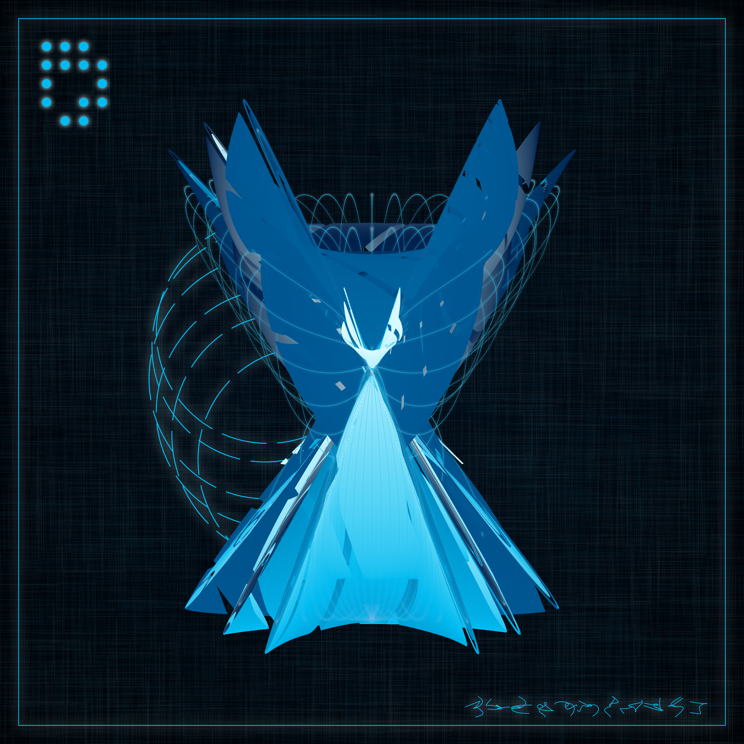 Art Blocks - Art Blocks v2 - Alien Insects #367 - NFT # 137000367