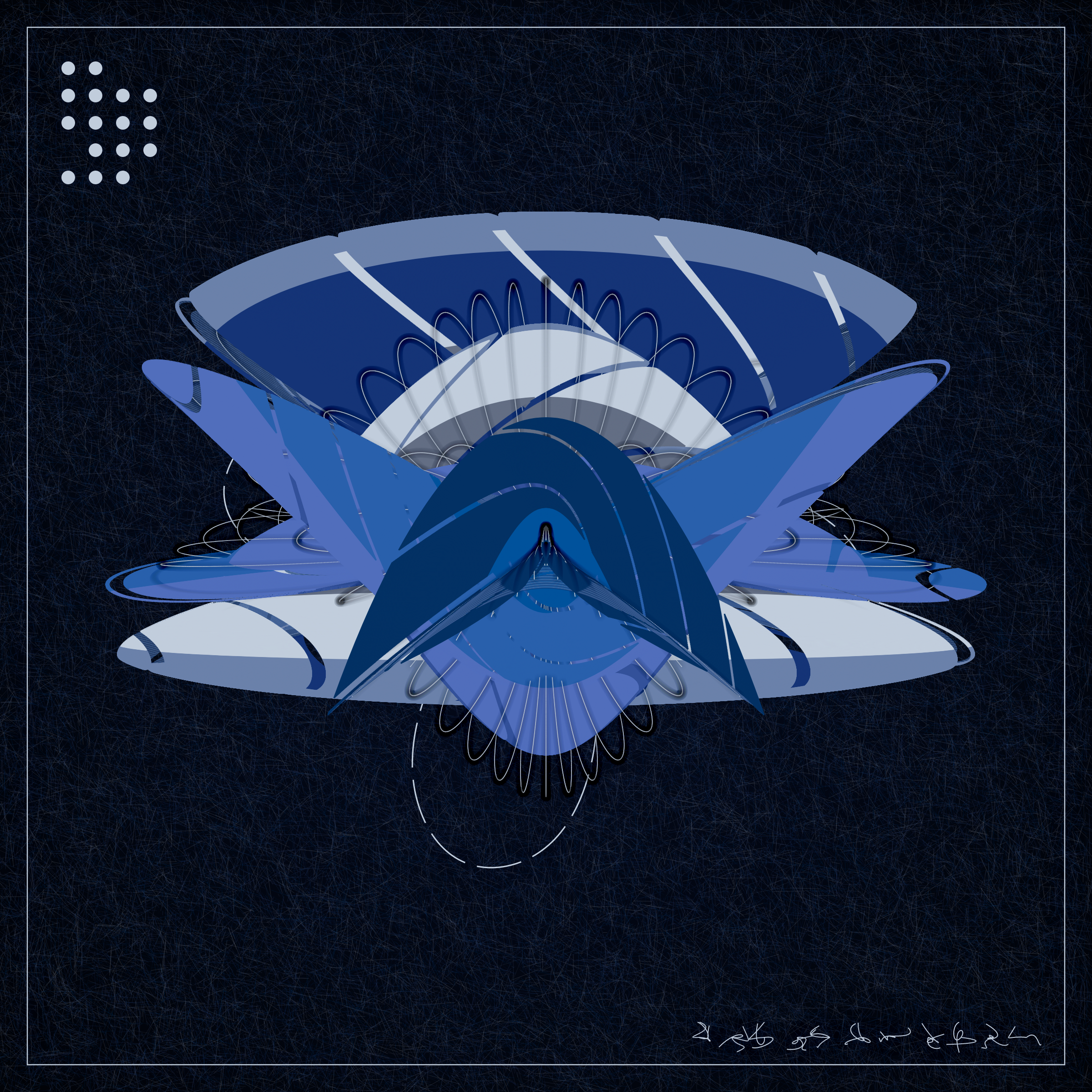 Art Blocks - Art Blocks v2 - Alien Insects #369 - NFT # 137000369