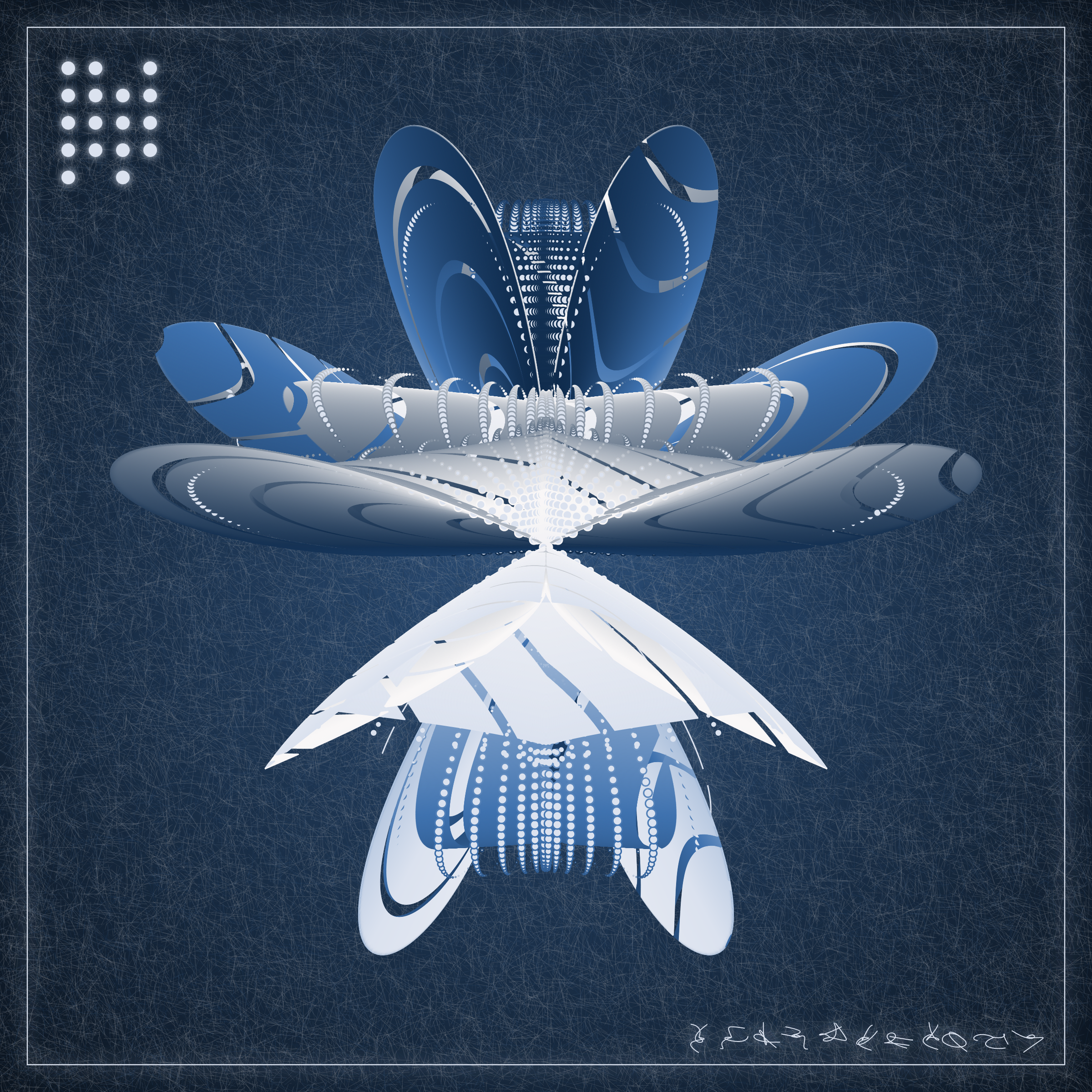 Art Blocks - Art Blocks v2 - Alien Insects #370 - NFT # 137000370