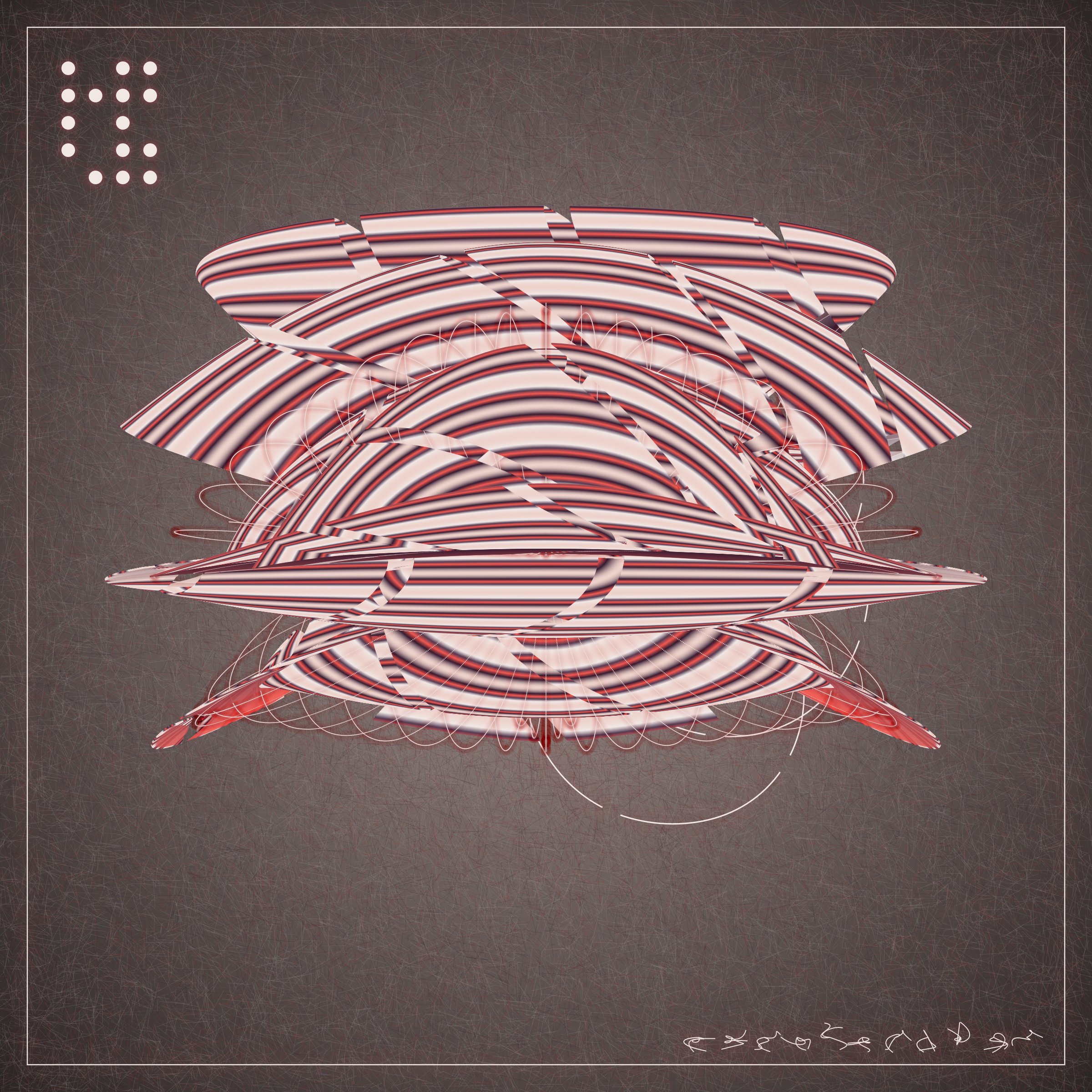 Art Blocks - Art Blocks v2 - Alien Insects #377 - NFT # 137000377