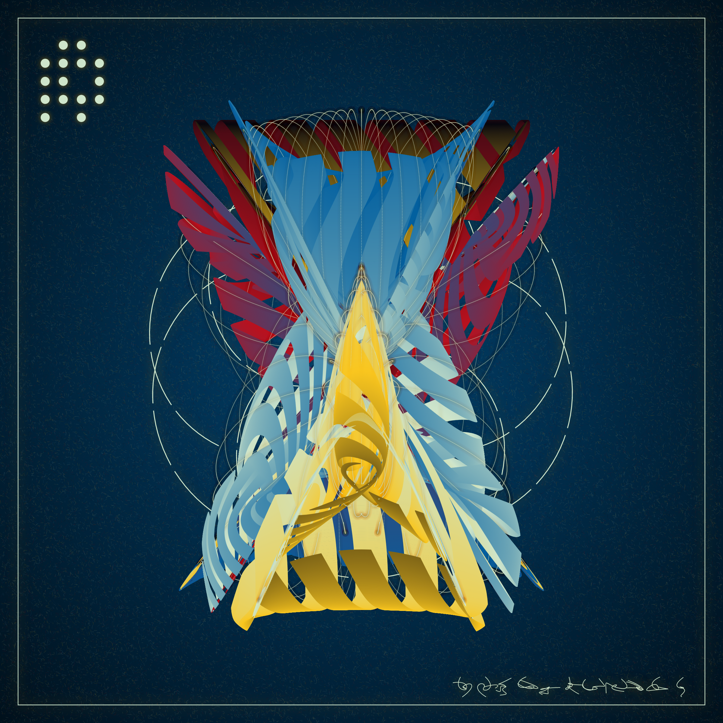 Art Blocks - Art Blocks v2 - Alien Insects #378 - NFT # 137000378