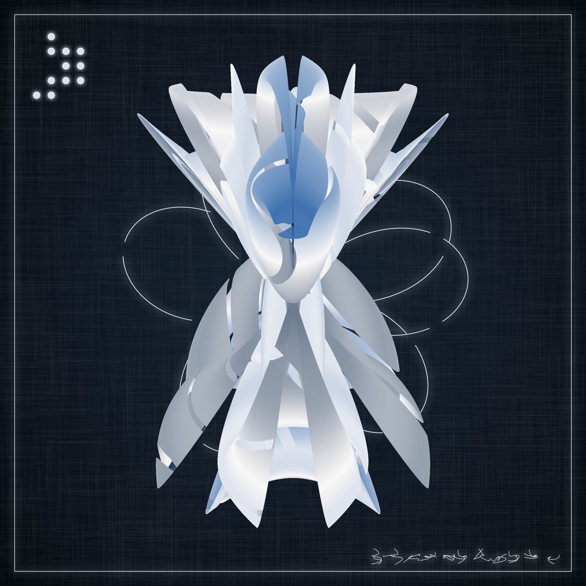 Art Blocks - Art Blocks v2 - Alien Insects #379 - NFT # 137000379