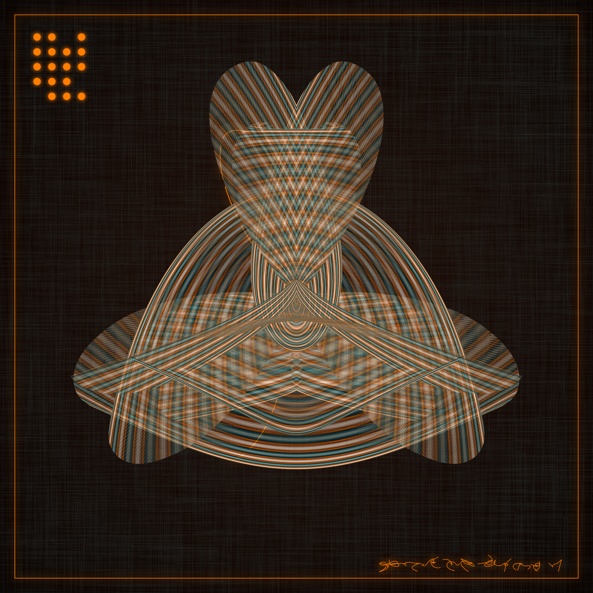 Art Blocks - Art Blocks v2 - Alien Insects #381 - NFT # 137000381