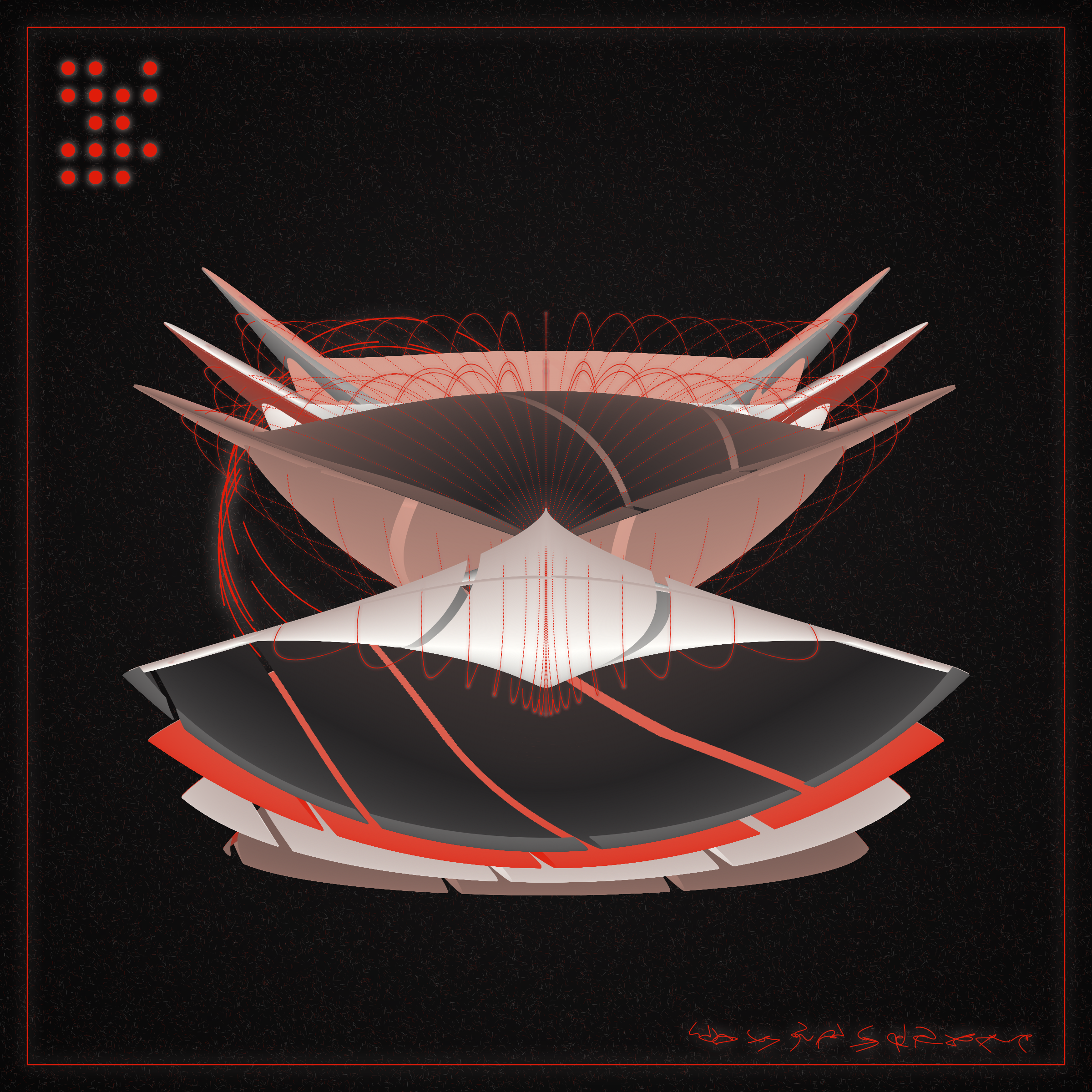 Art Blocks - Art Blocks v2 - Alien Insects #382 - NFT # 137000382