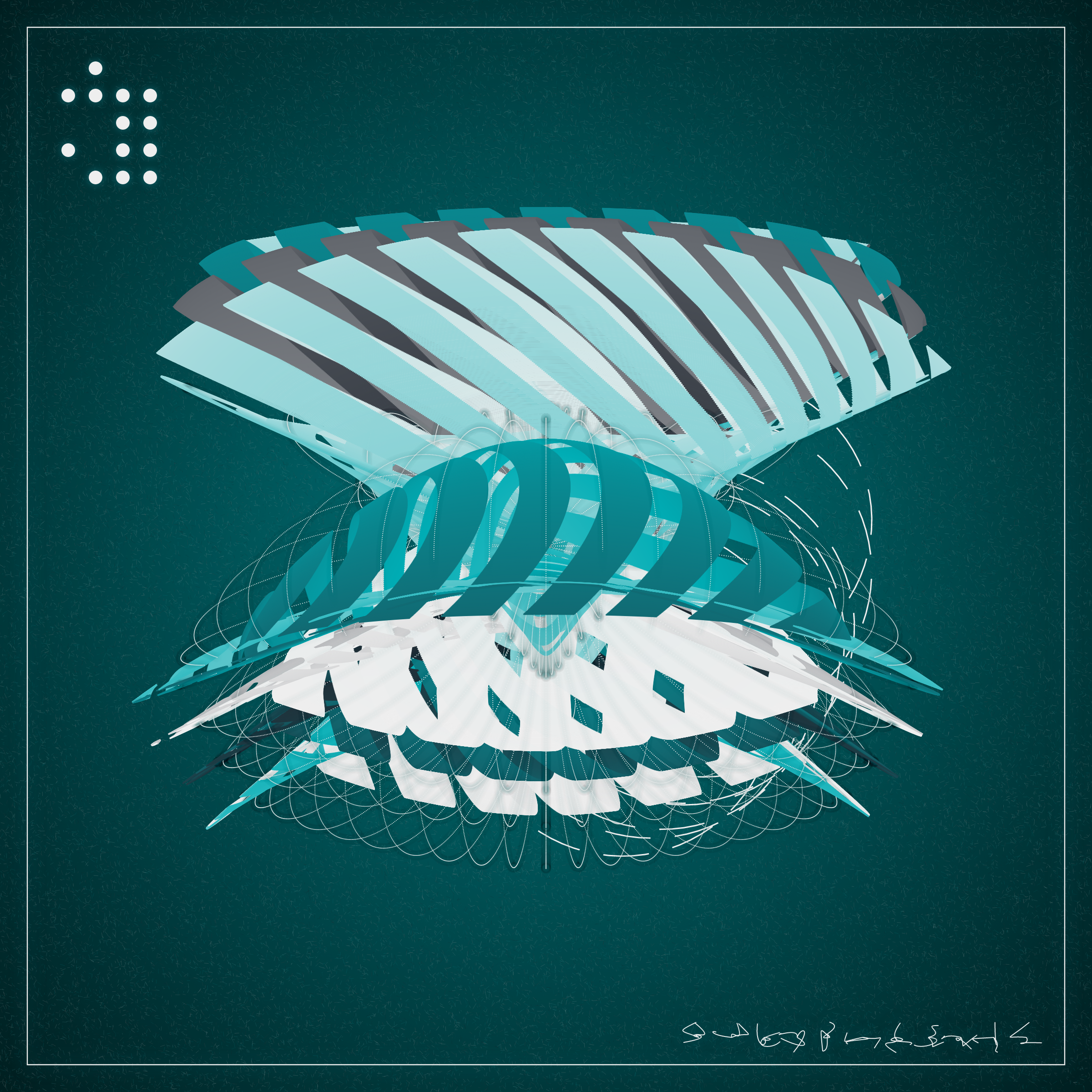 Art Blocks - Art Blocks v2 - Alien Insects #383 - NFT # 137000383