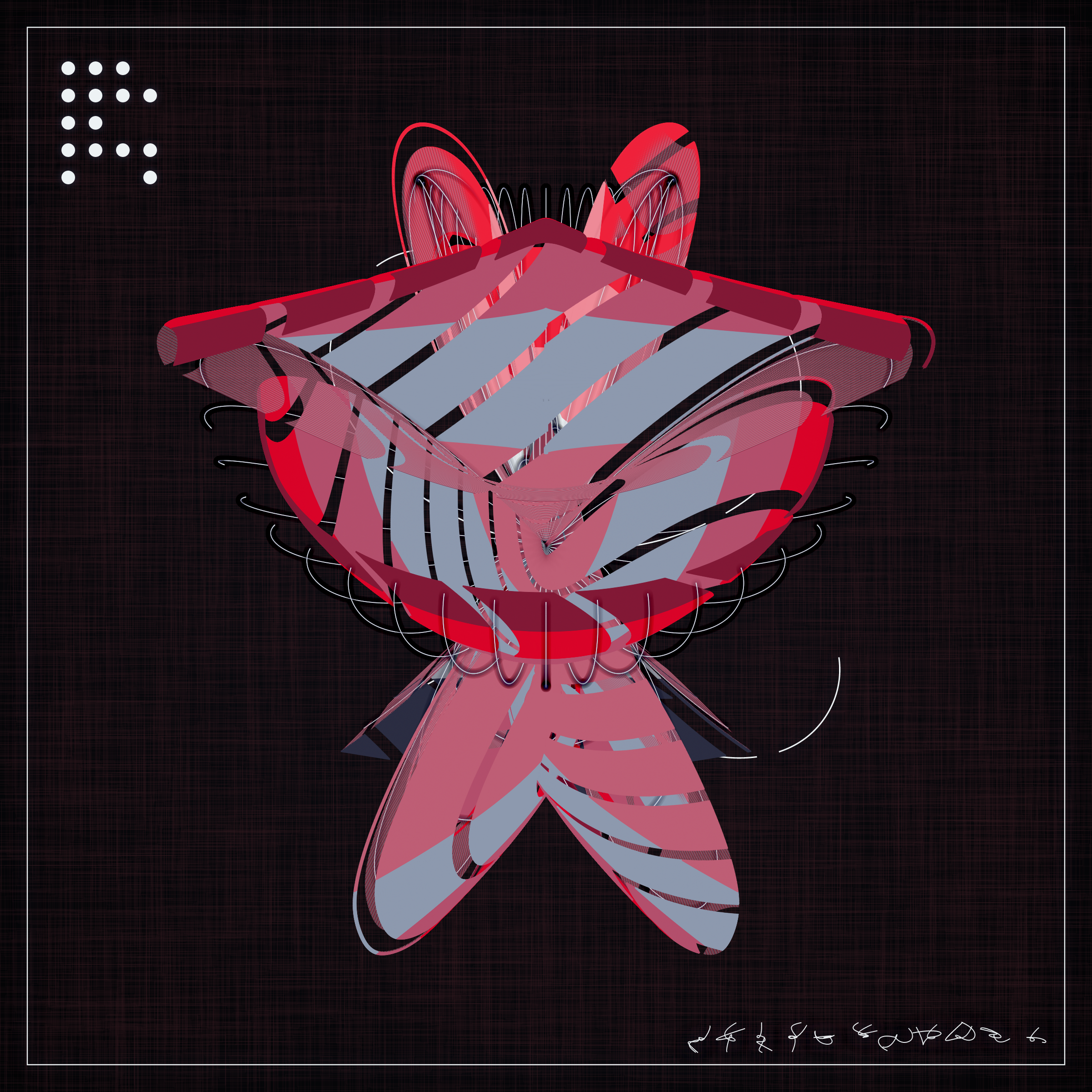 Art Blocks - Art Blocks v2 - Alien Insects #384 - NFT # 137000384