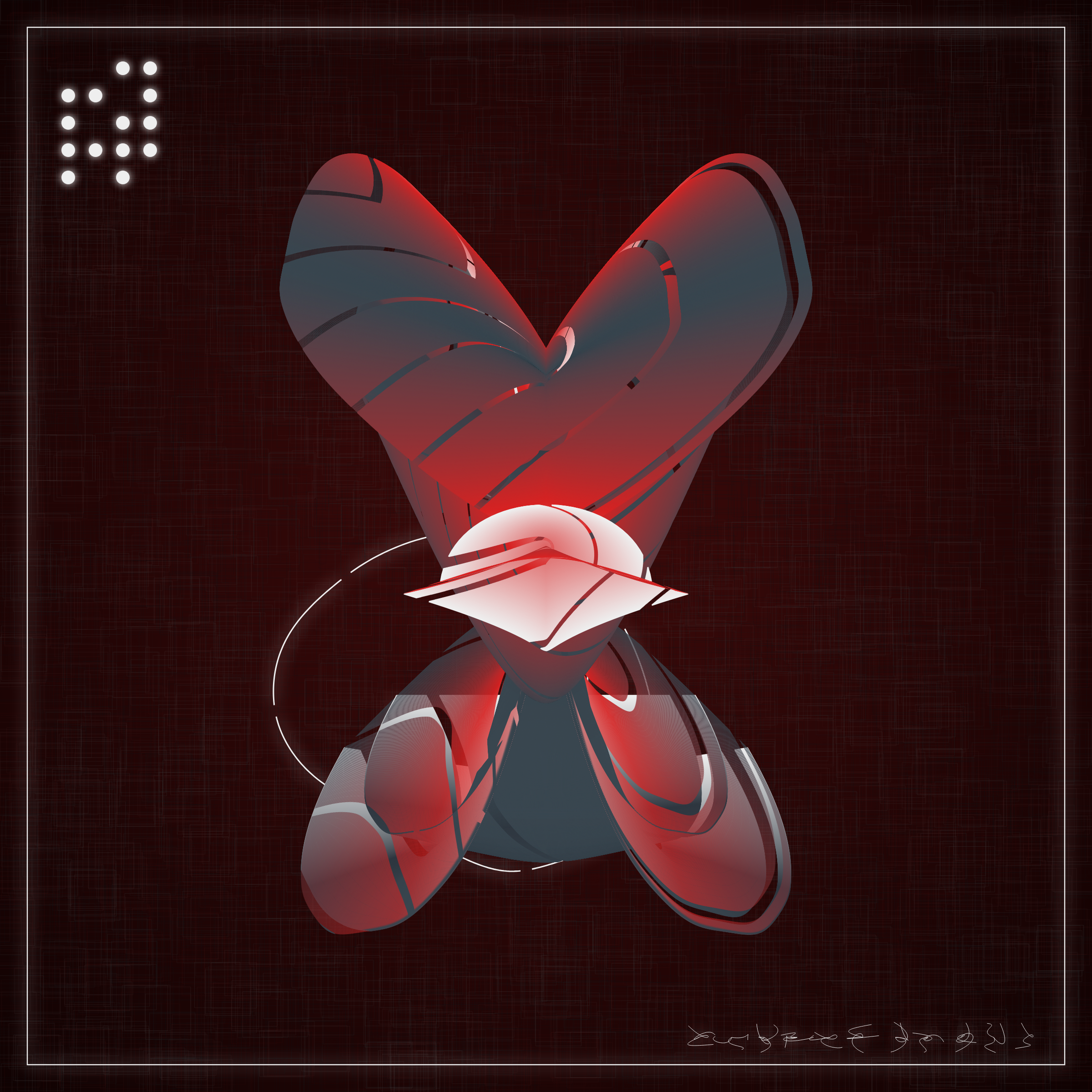 Art Blocks - Art Blocks v2 - Alien Insects #386 - NFT # 137000386