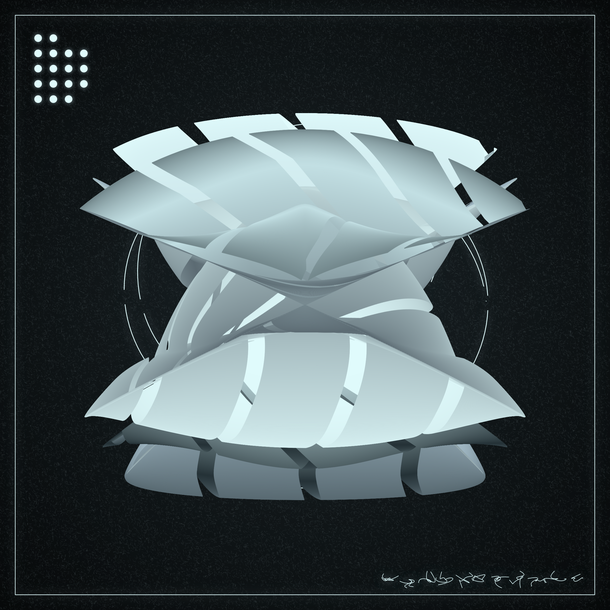 Art Blocks - Art Blocks v2 - Alien Insects #389 - NFT # 137000389