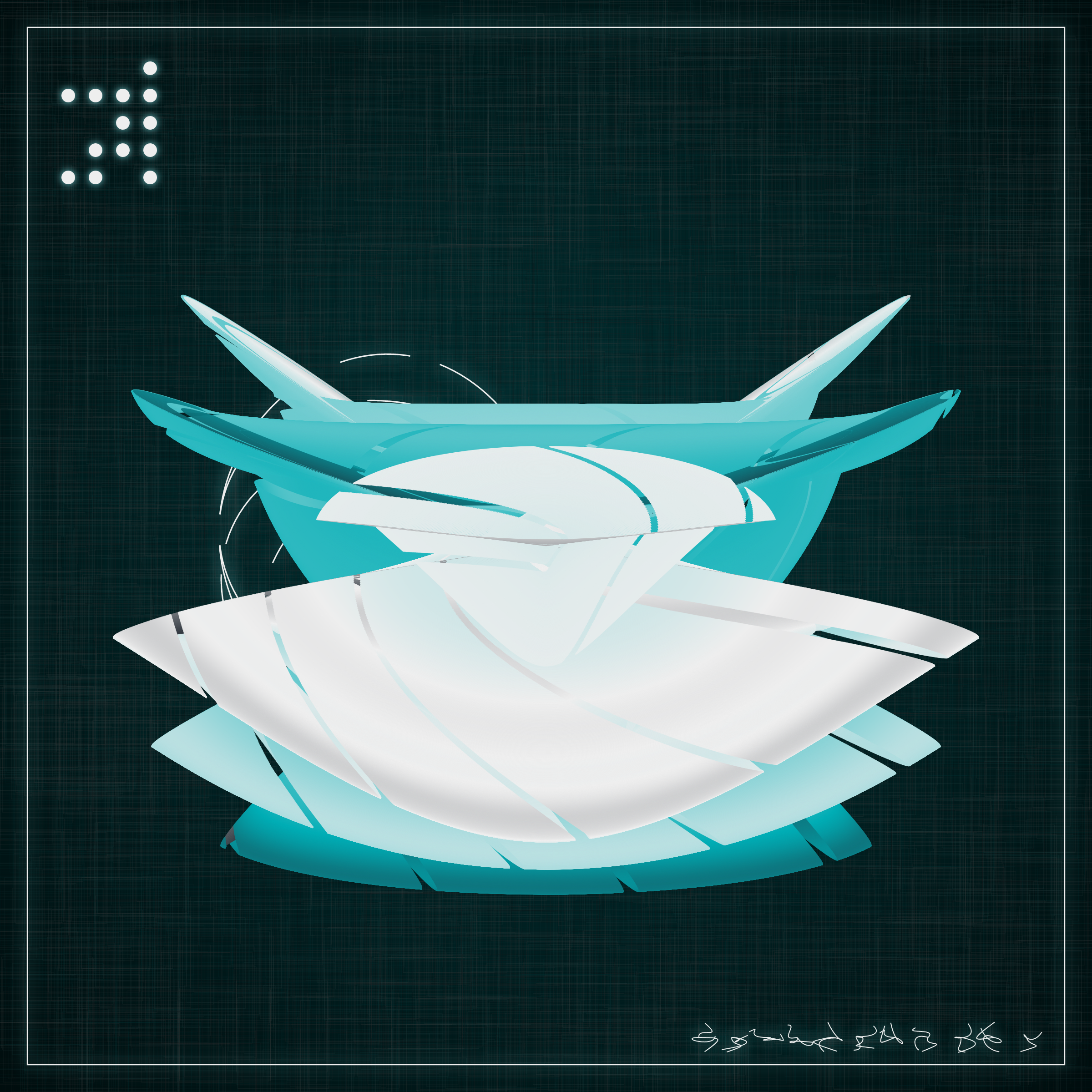 Art Blocks - Art Blocks v2 - Alien Insects #400 - NFT # 137000400