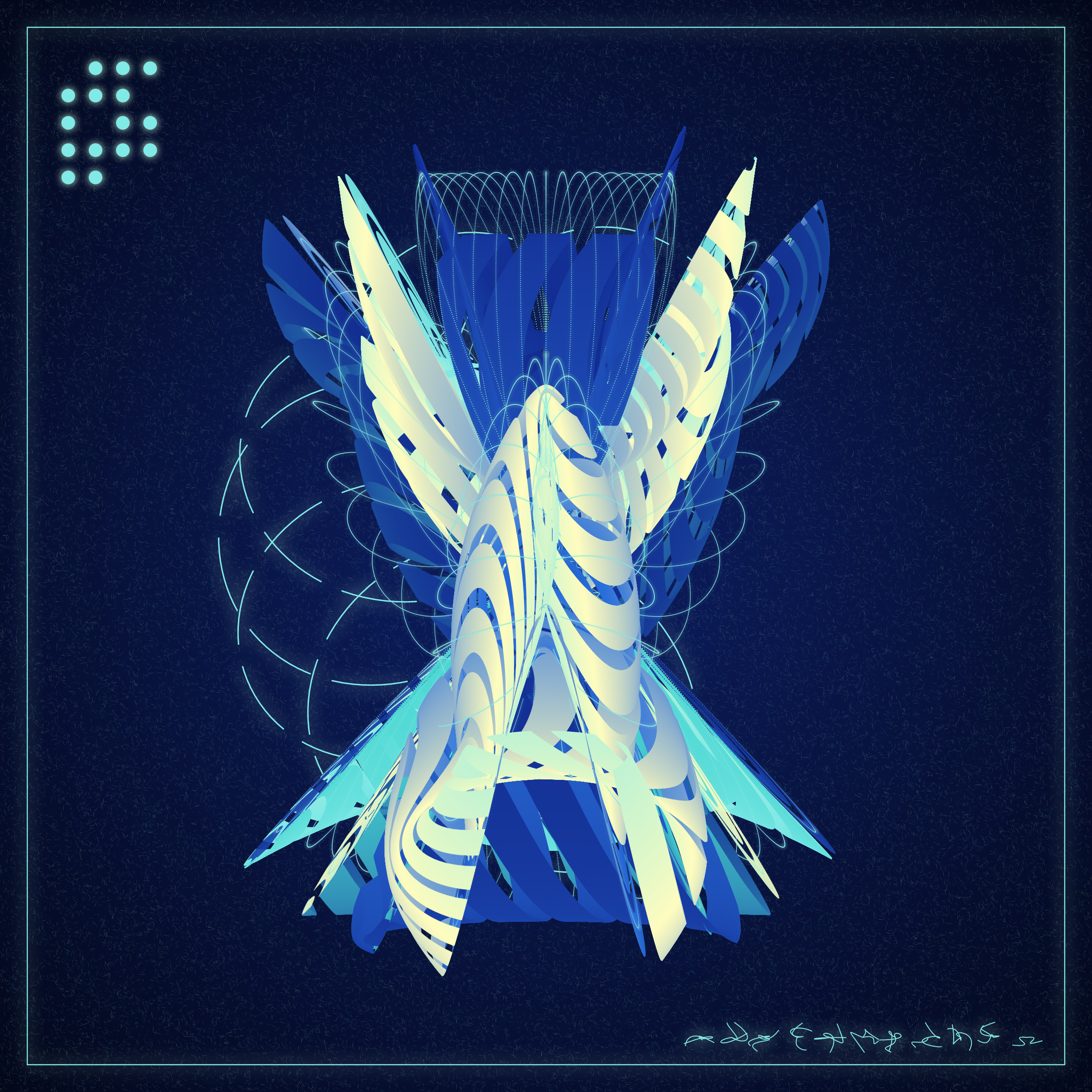 Art Blocks - Art Blocks v2 - Alien Insects #402 - NFT # 137000402