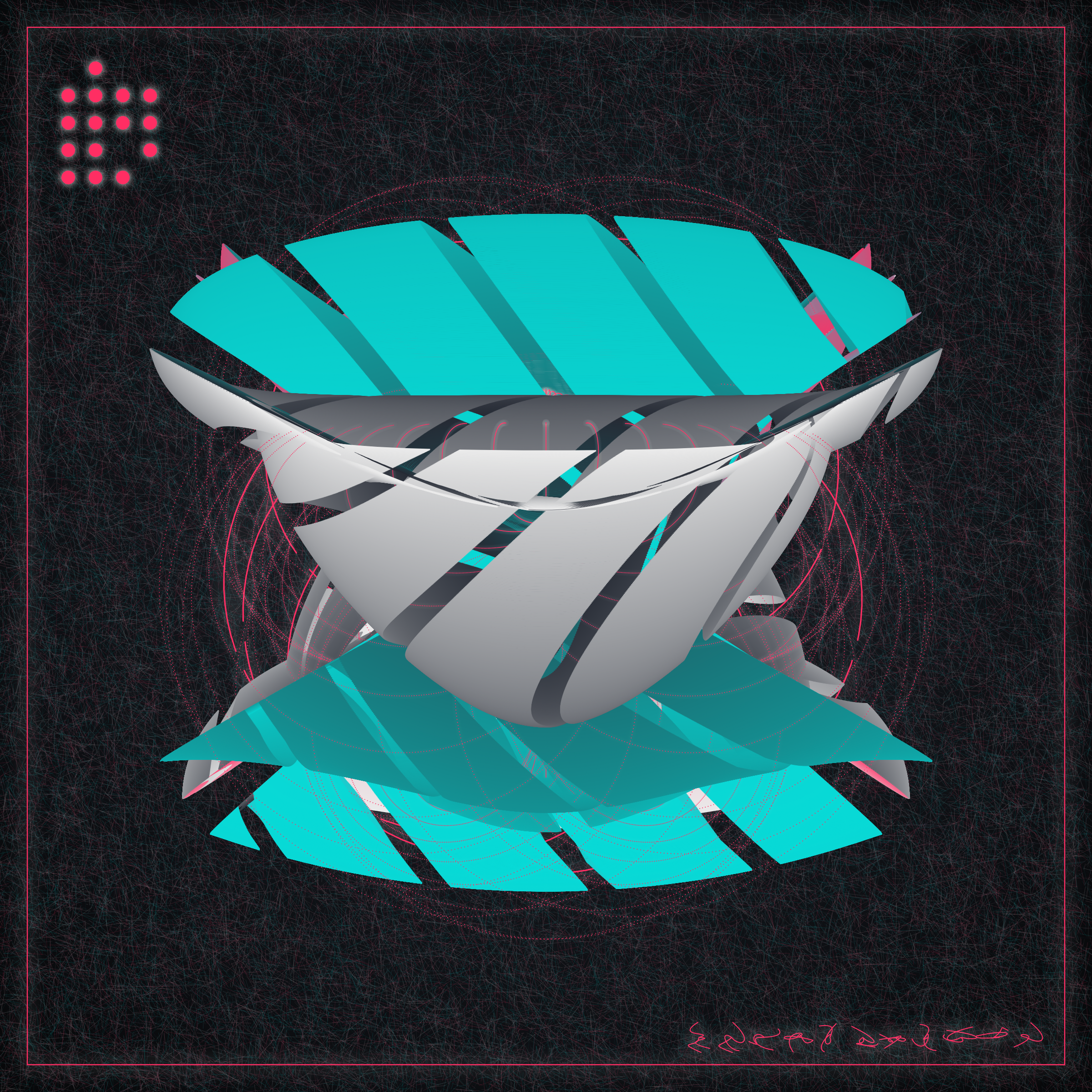 Art Blocks - Art Blocks v2 - Alien Insects #408 - NFT # 137000408