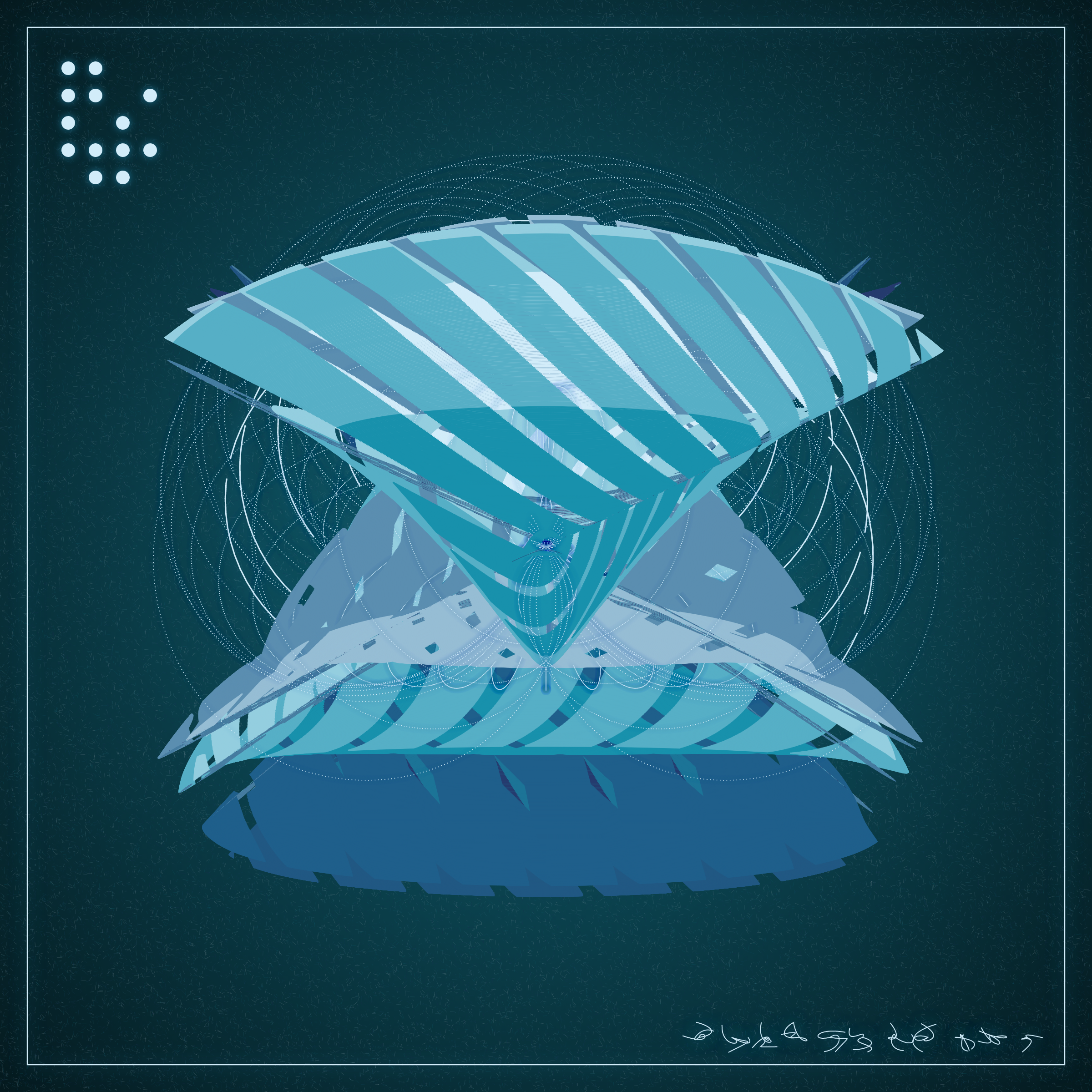 Art Blocks - Art Blocks v2 - Alien Insects #414 - NFT # 137000414