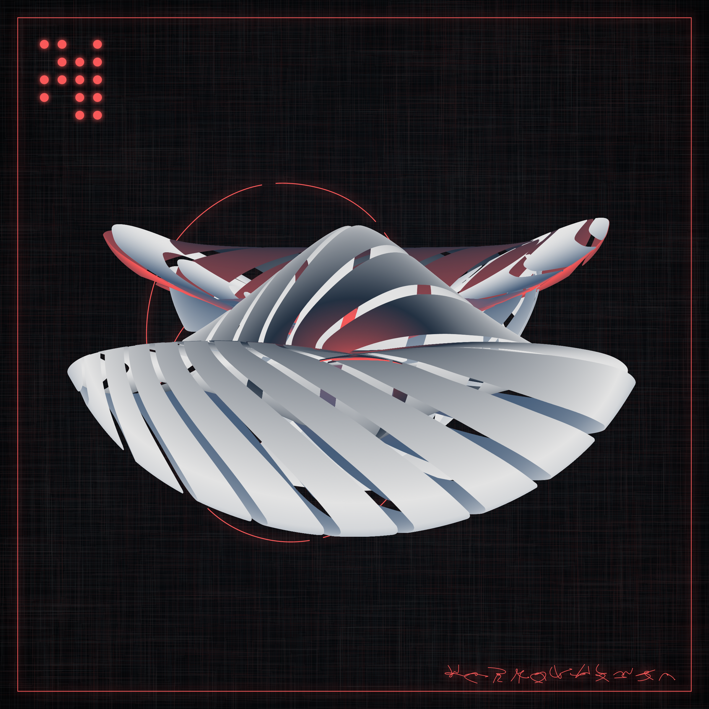 Art Blocks - Art Blocks v2 - Alien Insects #415 - NFT # 137000415