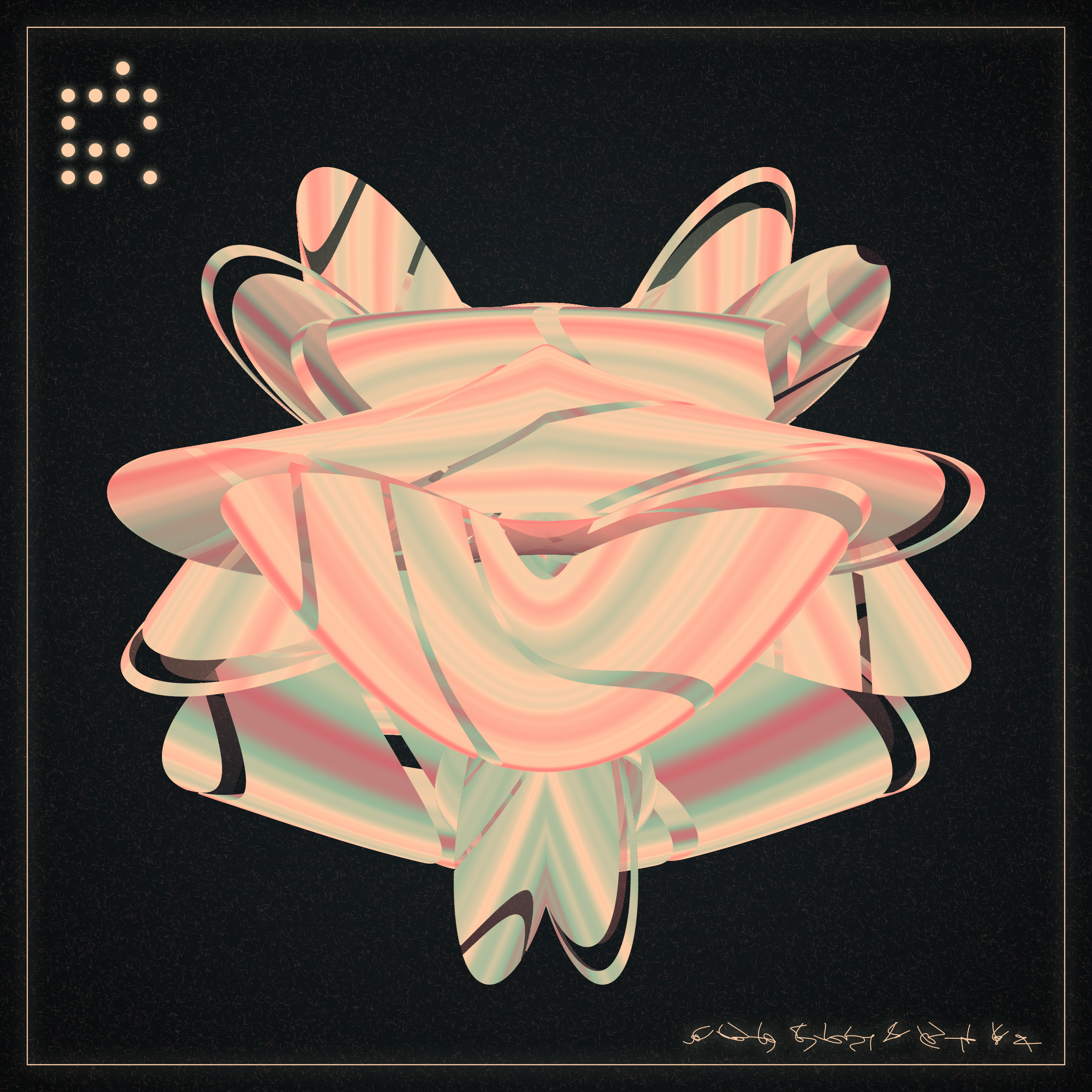 Art Blocks - Art Blocks v2 - Alien Insects #419 - NFT # 137000419