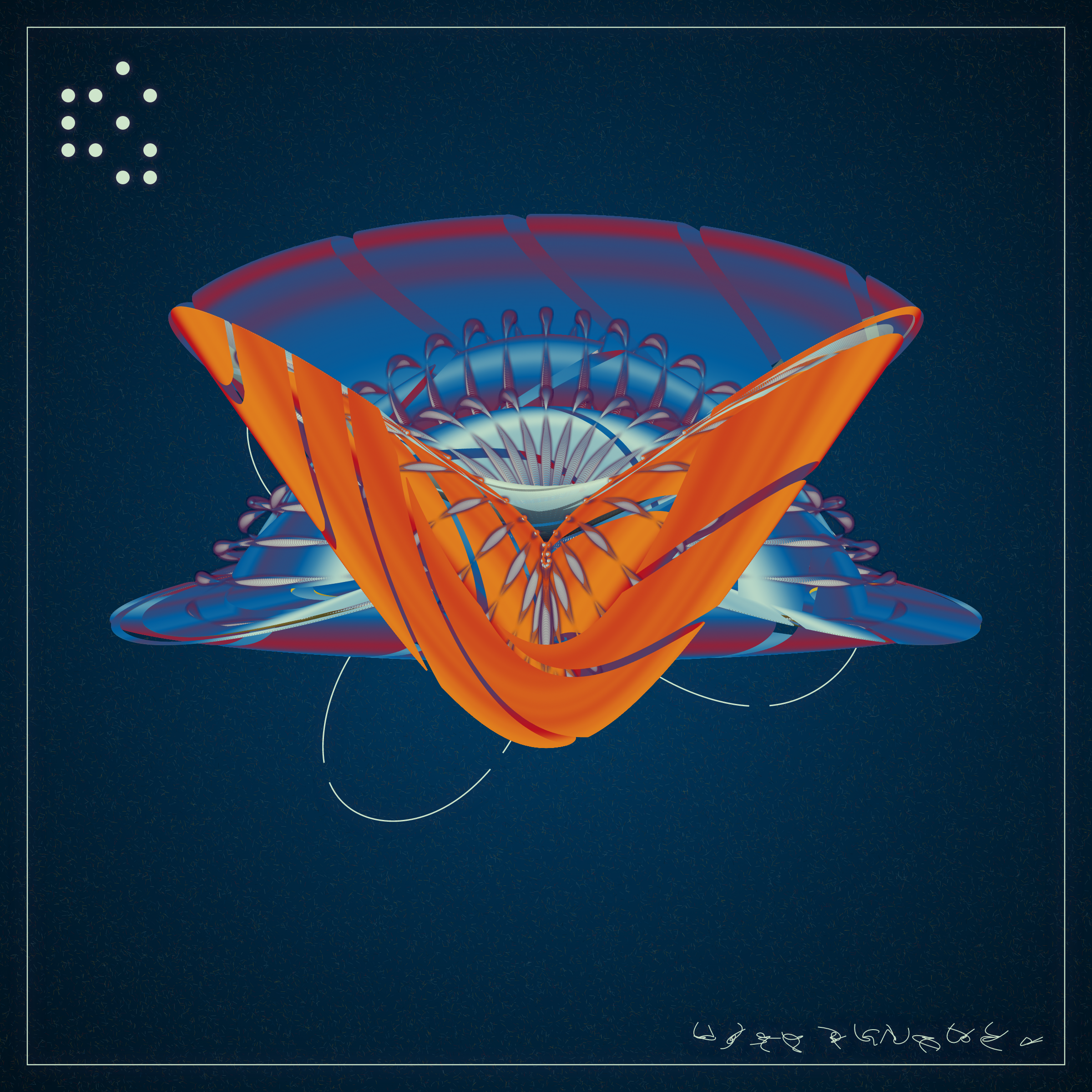 Art Blocks - Art Blocks v2 - Alien Insects #422 - NFT # 137000422