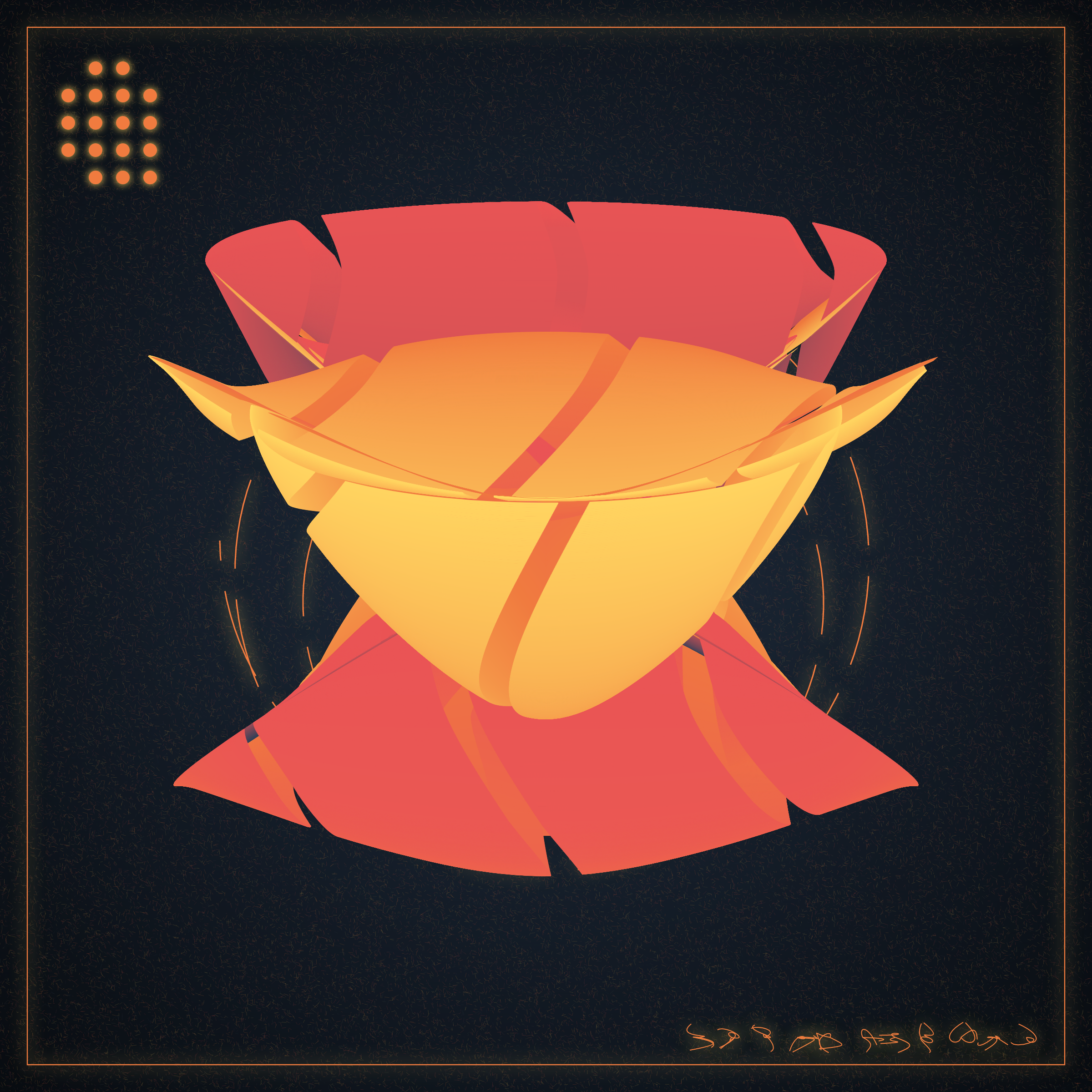 Art Blocks - Art Blocks v2 - Alien Insects #426 - NFT # 137000426