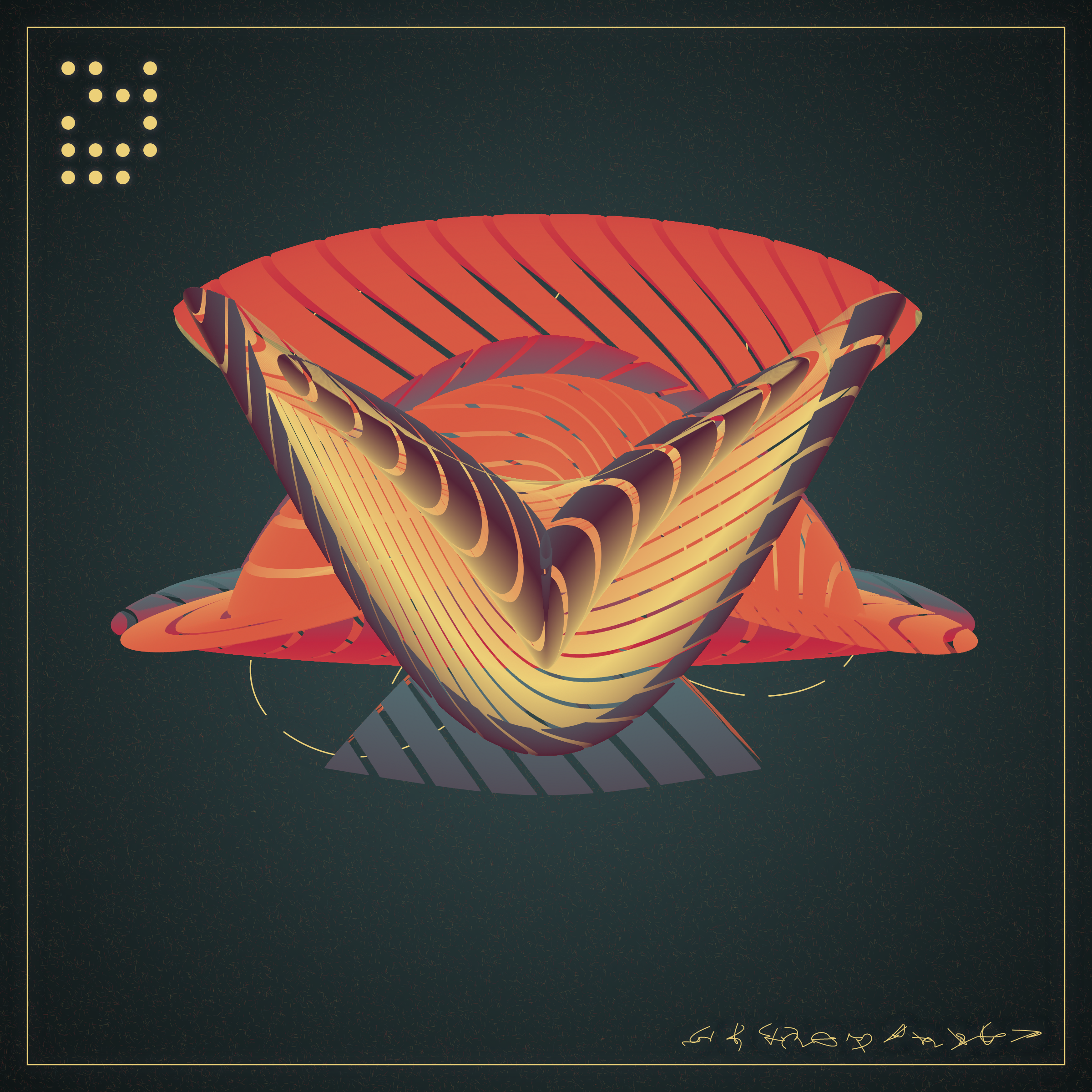 Art Blocks - Art Blocks v2 - Alien Insects #427 - NFT # 137000427