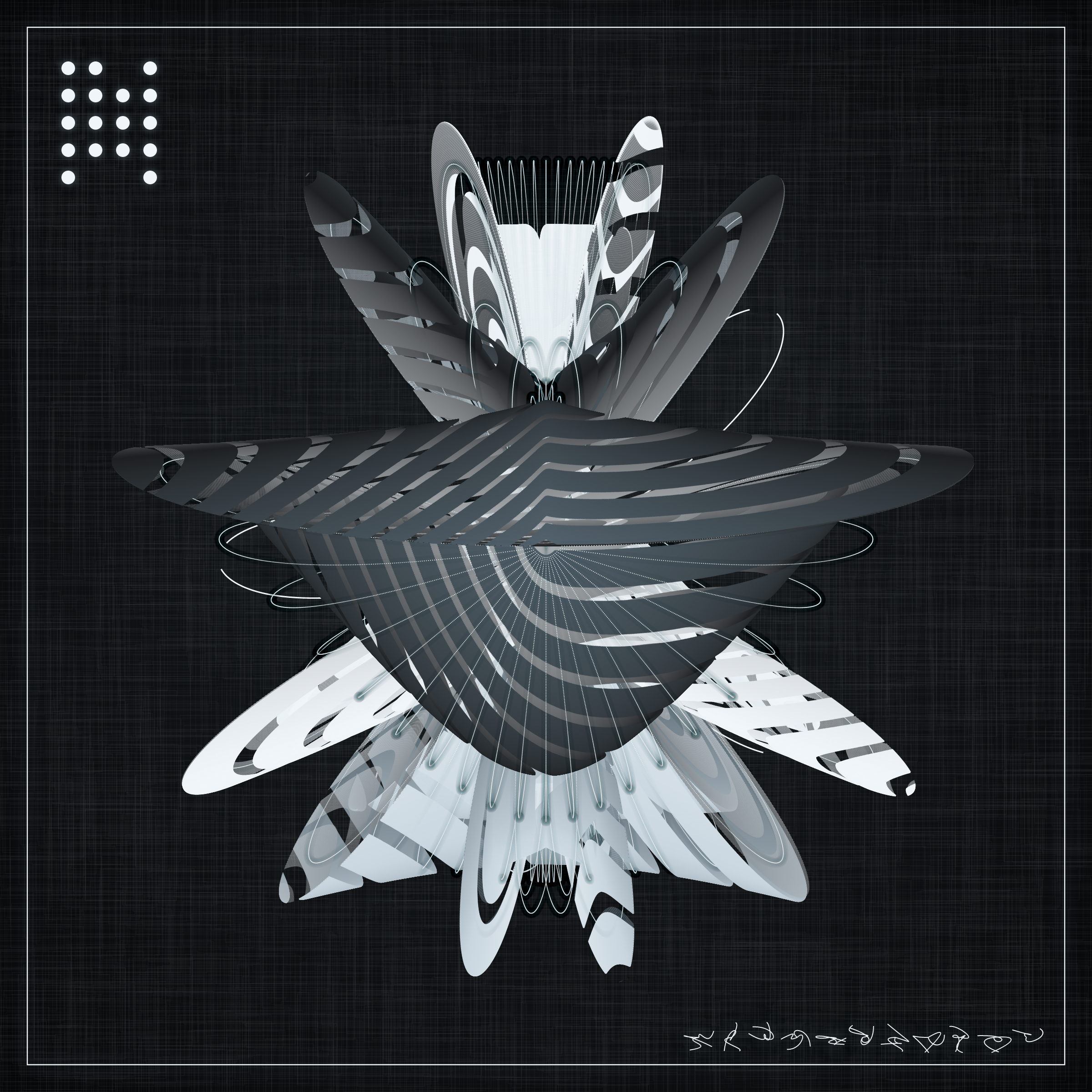 Art Blocks - Art Blocks v2 - Alien Insects #431 - NFT # 137000431