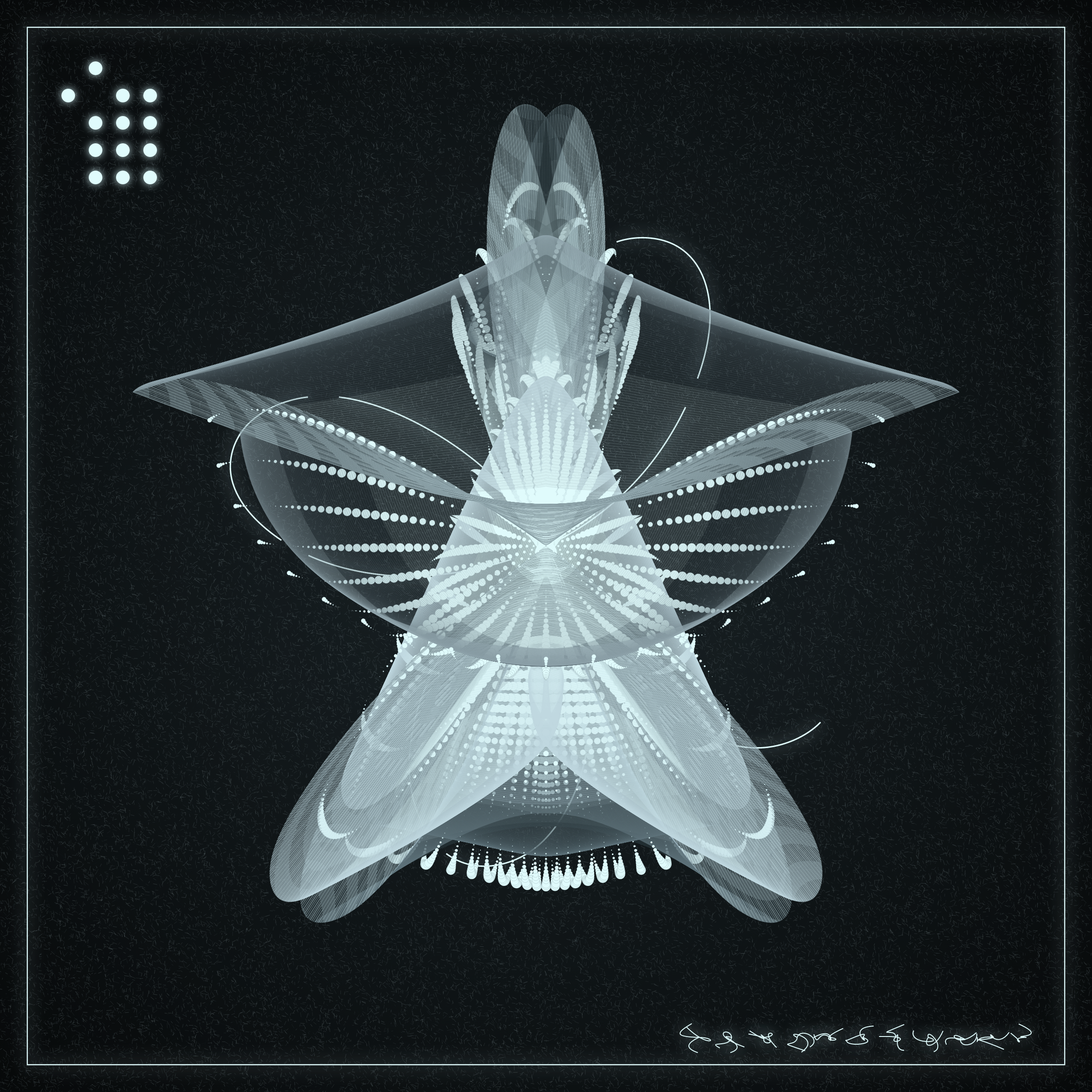 Art Blocks - Art Blocks v2 - Alien Insects #437 - NFT # 137000437