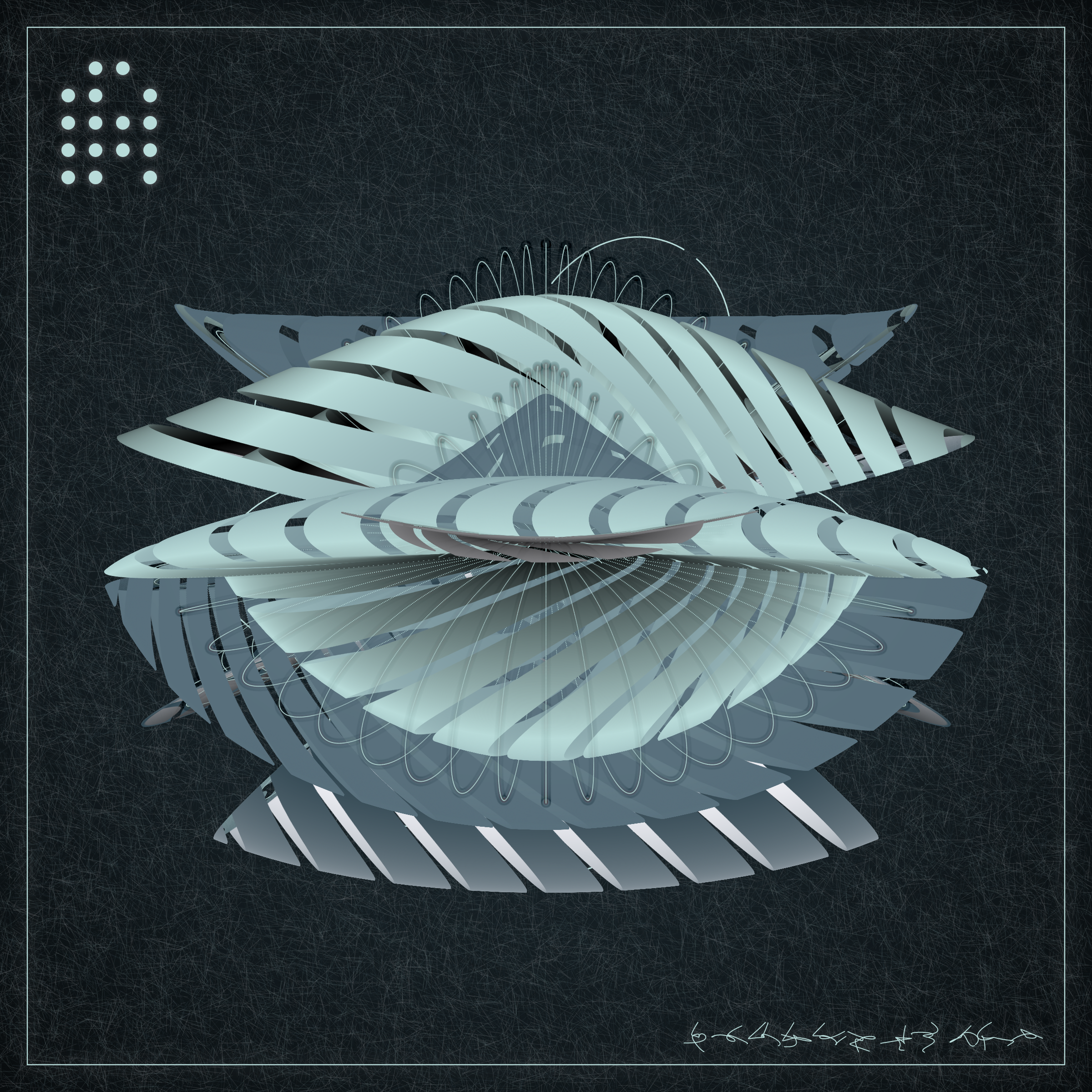 Art Blocks - Art Blocks v2 - Alien Insects #439 - NFT # 137000439